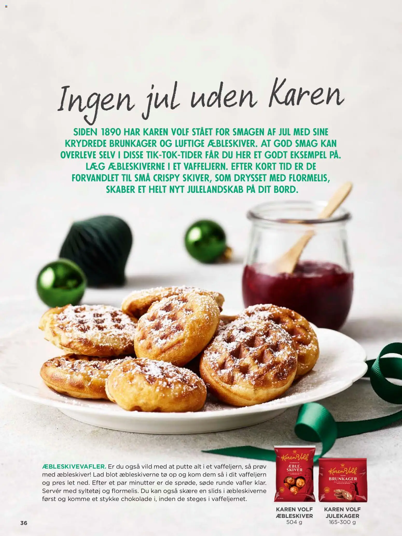 Meny tilbudsavis – gyldig fra 28.11.2025 | Side: 36 | Produkter: Chokolade, Vafler, Syltetøj, Søm