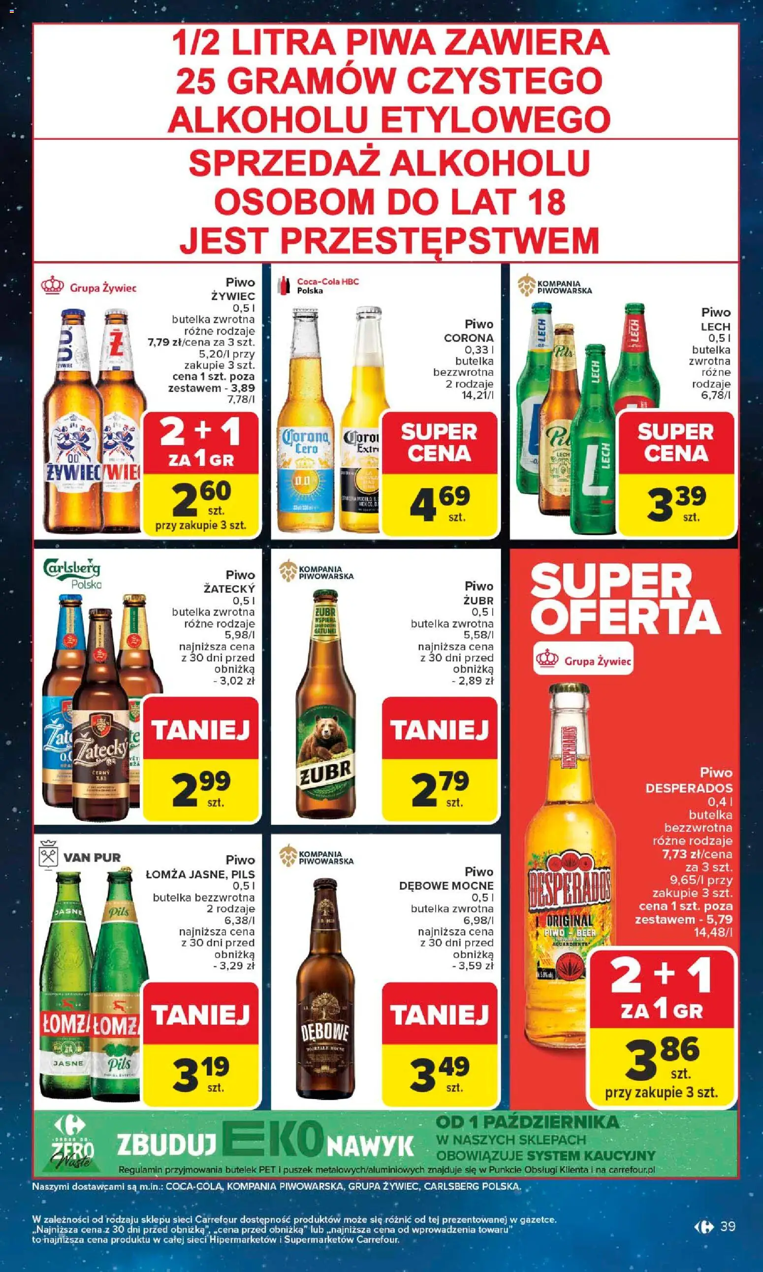 Carrefour Black Friday od 24.11.2025 | Strona: 39 | Produkty: Piwo Desperados, Piwo
