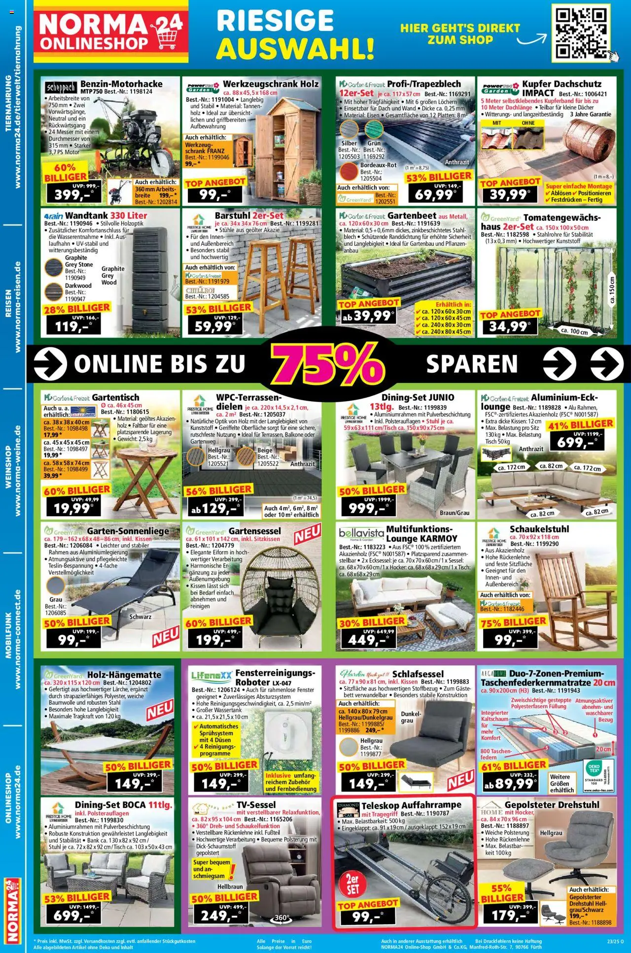 Norma Prospekt 	 - gültig ab dem 02.06.2025 | Seite: 20 | Produkte: Gewicht, Hocker, Sessel, Schrank