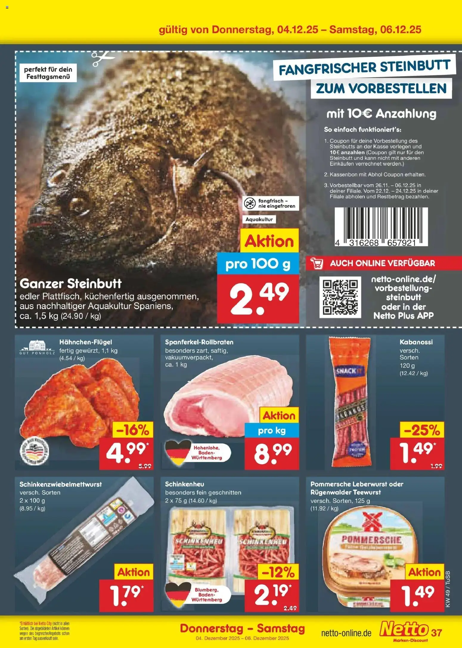 Netto Marken-Discount prospekt Calw-Stammheim	 – gültig ab 01.12.2025 | Seite: 39