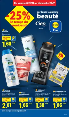 LIDL - Prévisualisation de Recharge savon liquide, 2 L (1 L = 1,31 €) avec Lidl Plus au lieu de 3,49 € (1 L = 1,75 €) Variétés au choix valide à partir de 20.11.2025 | Page: 9
