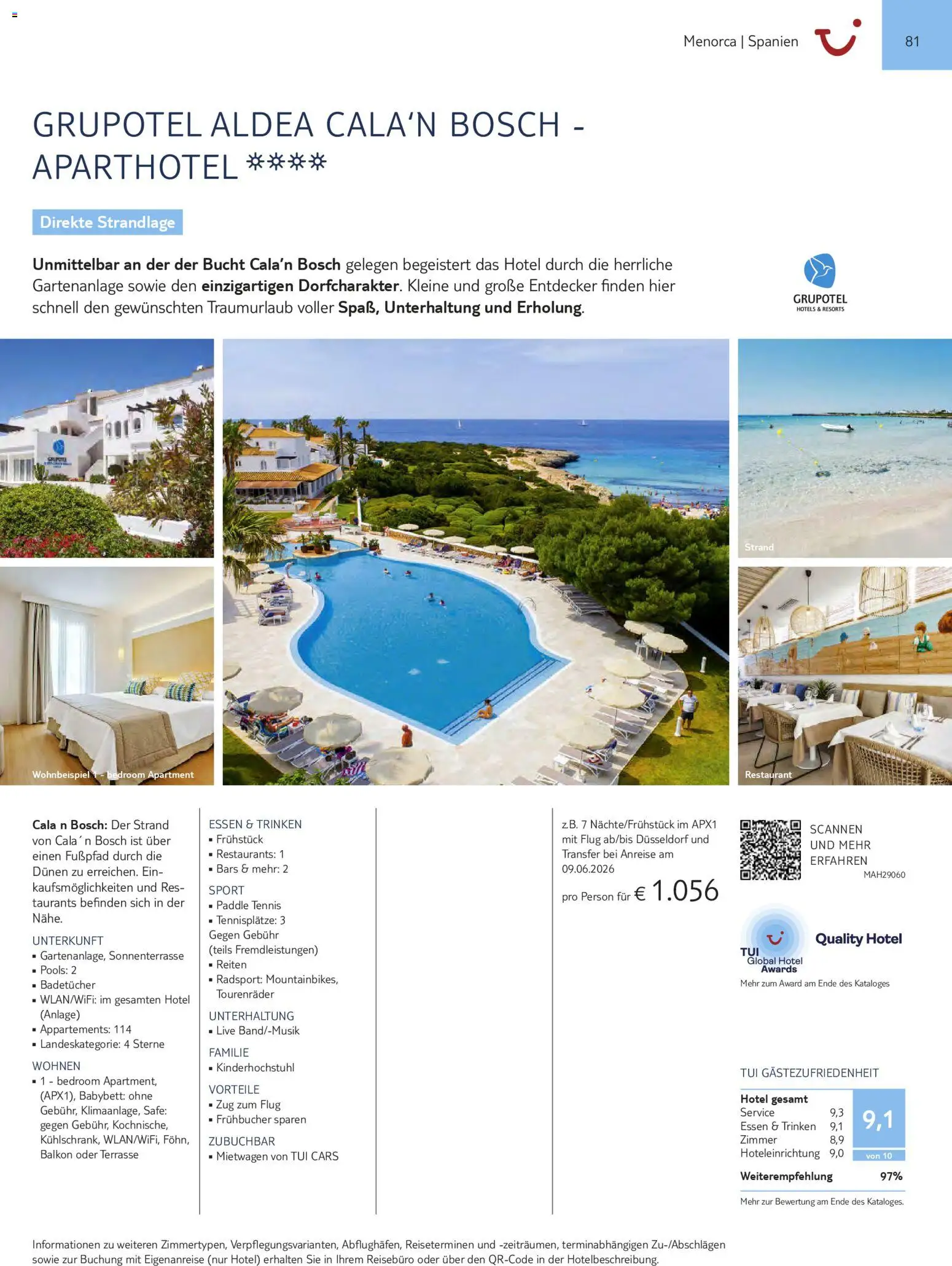 Aida  Südeuropa & Nordafrika 2026/27 – gültig ab 01.01.2026 | Seite: 81 | Produkte: Bosch, Babybett