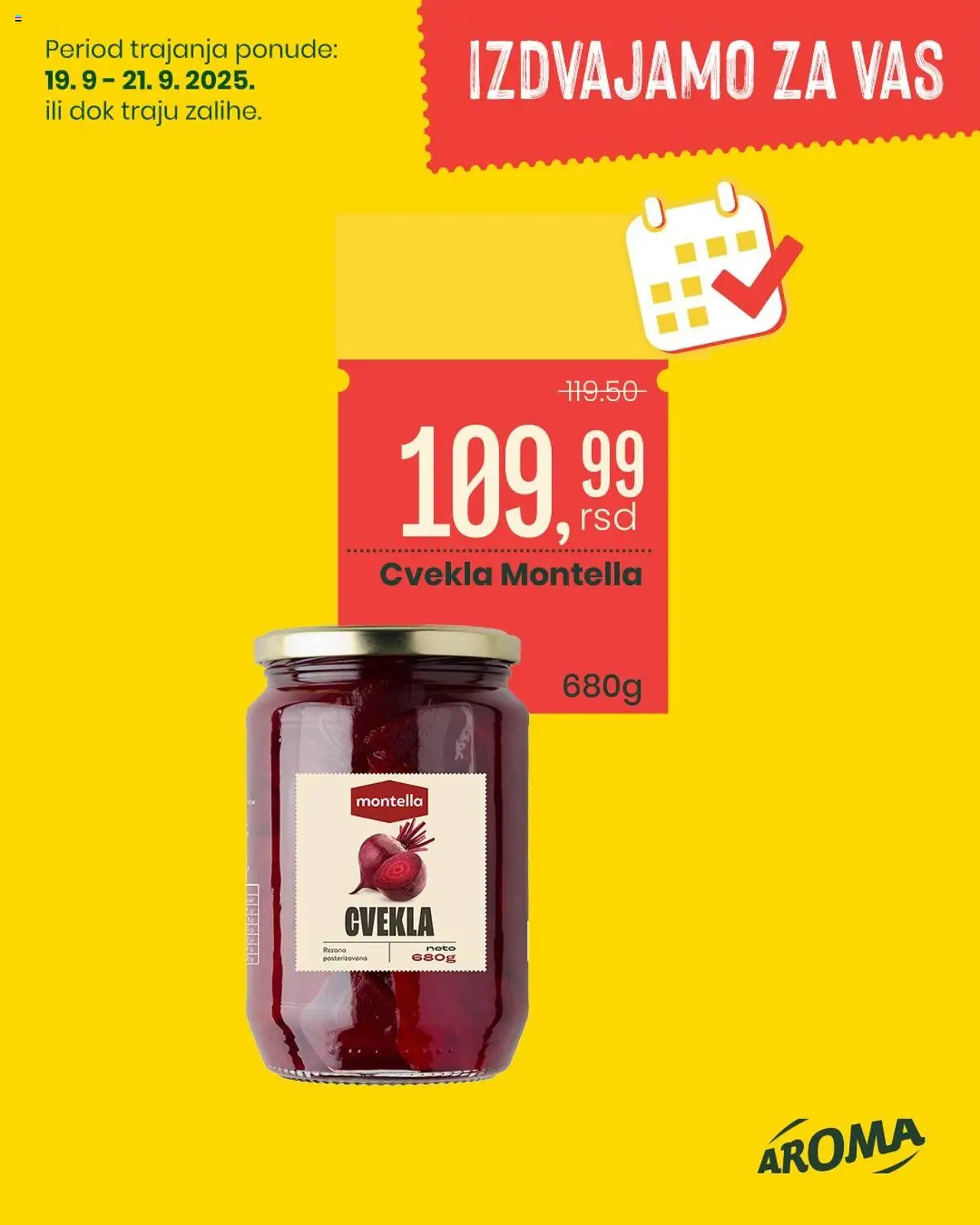 Aroma Market katalog - važi od 19.09.2025 | Strana: 8 | Proizvode: Cvekla