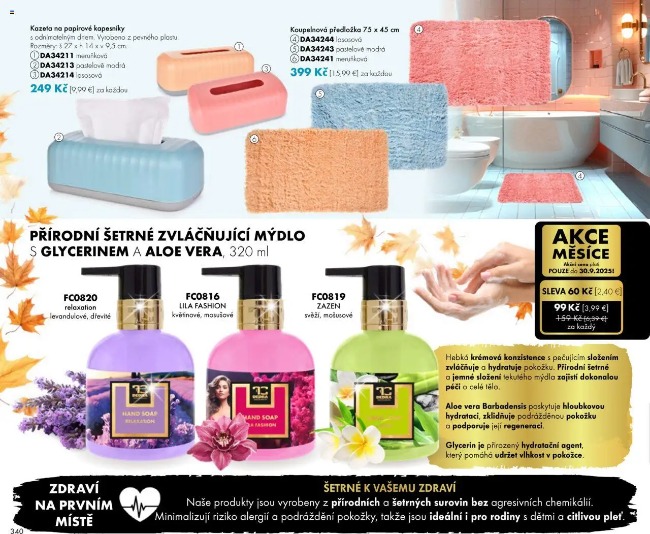 Dedra Katalog september 2025 │ platný od 01.09.2025 | Strana: 31 | Produkty: Mydlo