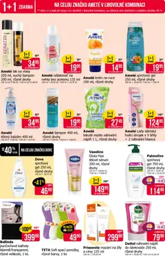 Náhled letáku Dove sprchový gel 250 ml, různé druhy, Sprchový gel 250 ml, různé druhy od 04.12.2025 | Strana: 13
