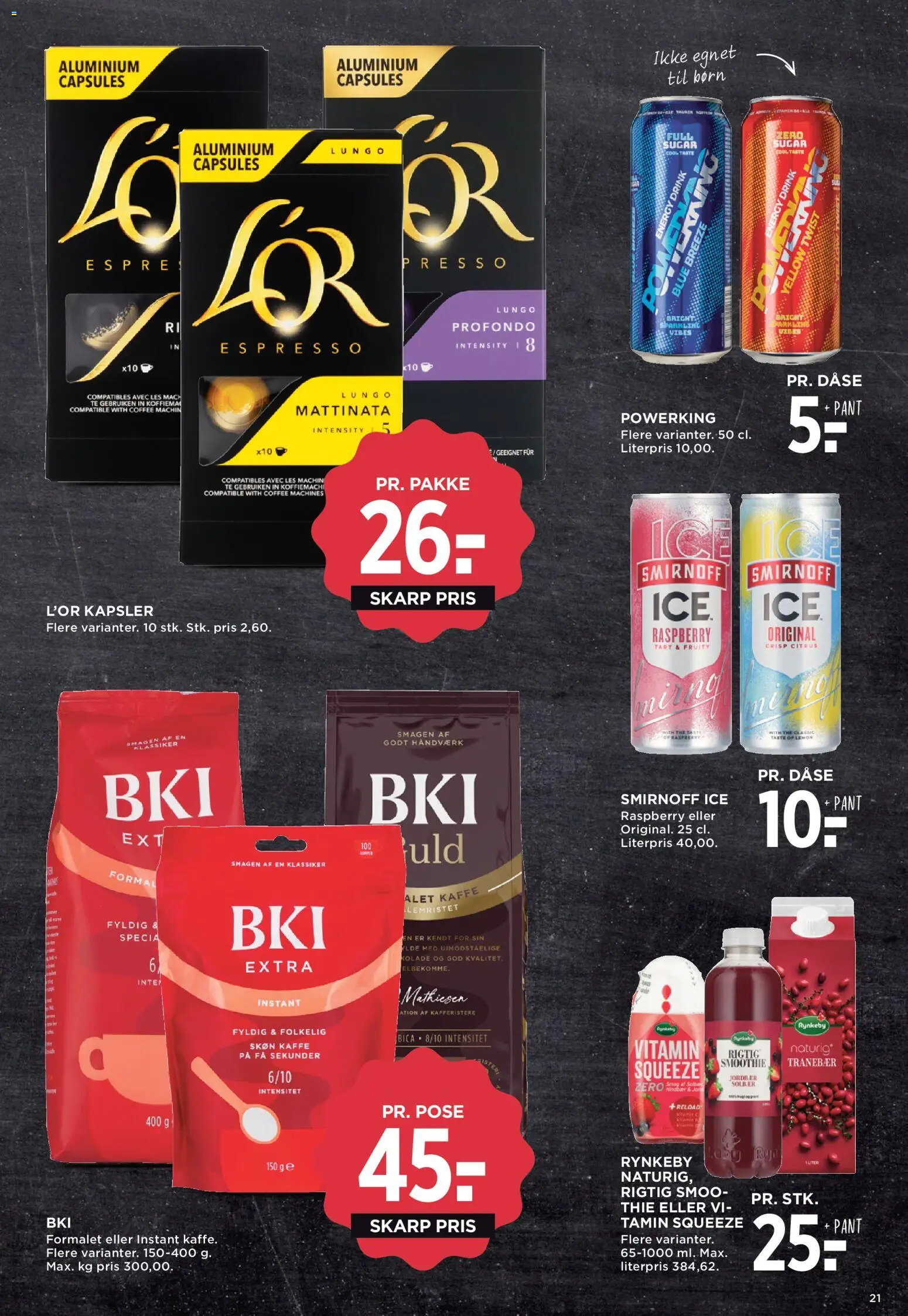 Meny tilbudsavis – gyldig fra 17.04.2026 | Side: 28 | Produkter: Kaffe, Te