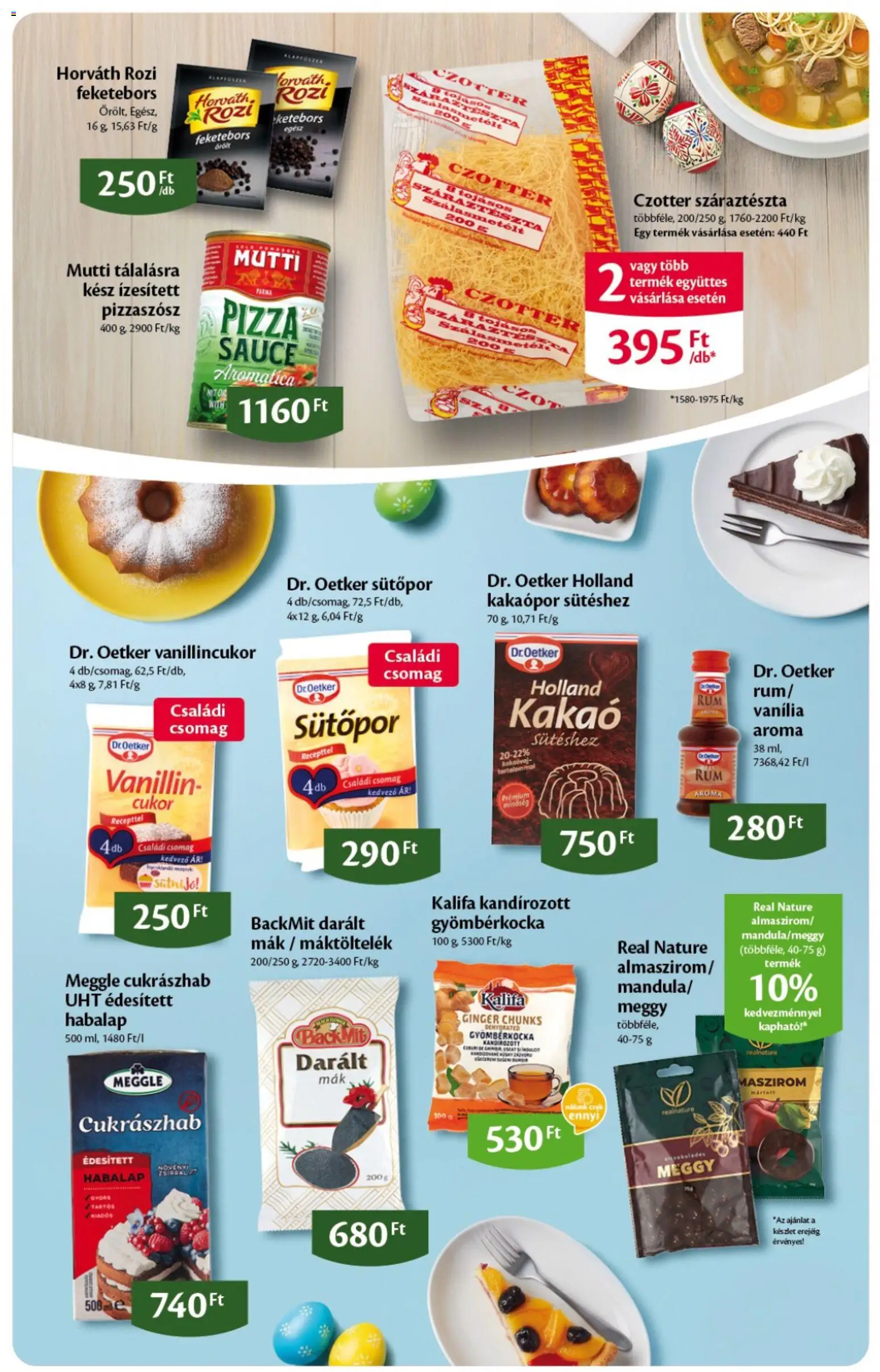 EcoFamily akciós ujság - amely érvényes a következő dátumtól: 26.03.2026 | Oldal: 3 | Termékek: Meggy, Vanillincukor, Száraztészta, Cukor