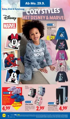 Lidl Prospekt 	 – gültig ab 29.09.2025 | Seite: 28 | Produkte: Hoodie, Socken, Hausschuhe