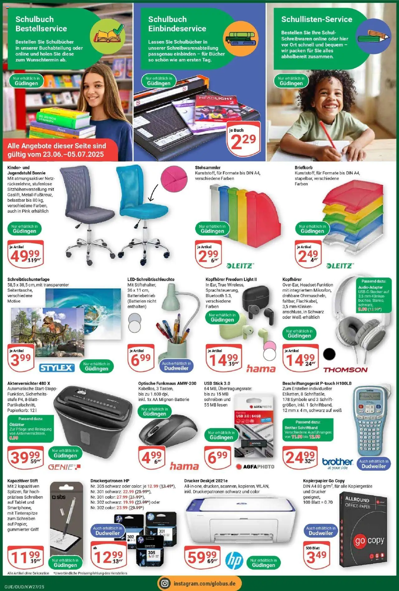 Globus prospekt Saarbrücken-Güdingen	 - gültig ab dem 29.06.2025 | Seite: 4 | Produkte: Adapter, Aktenvernichter, Tablet, Drucker