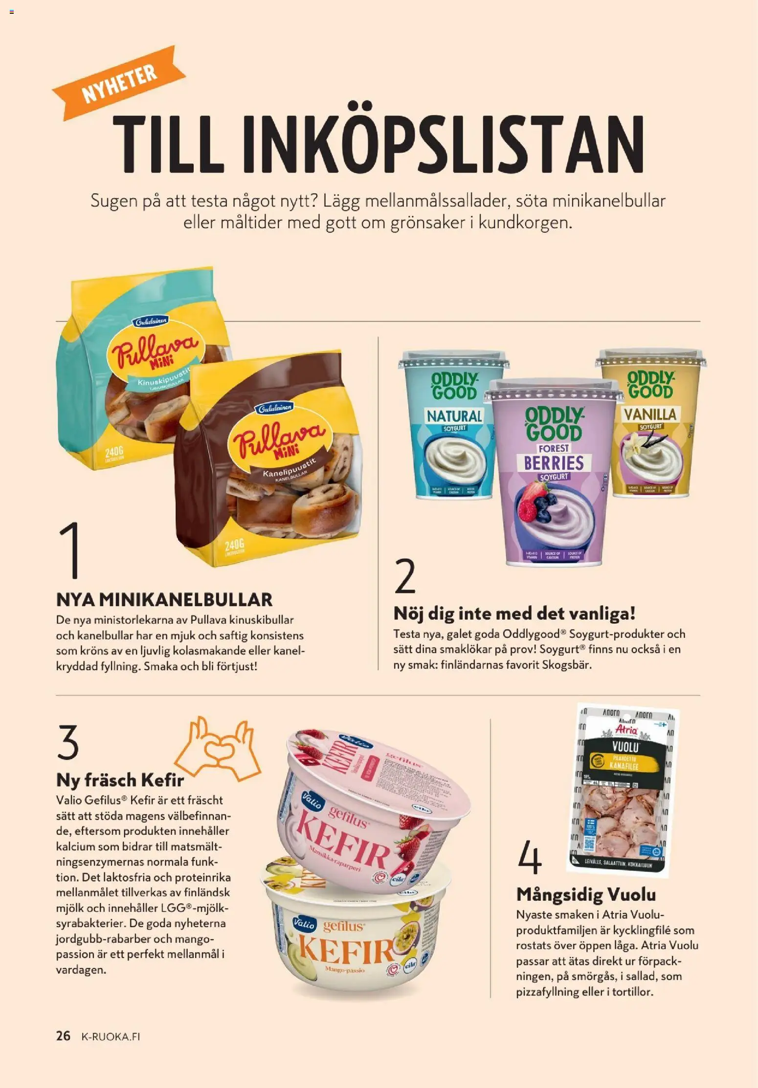 K-Market tarjoukset - K-mat – voimassa 06.05.2026 alkaen | Sivu: 26 | Tuotteet: Mango, Kanafilee