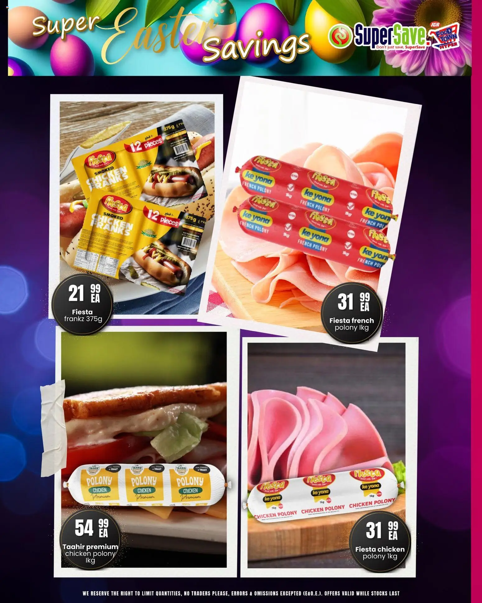 New Super Save catalogue – valid from 01.04.2026 | Page: 47 | Products: Polony, Chicken