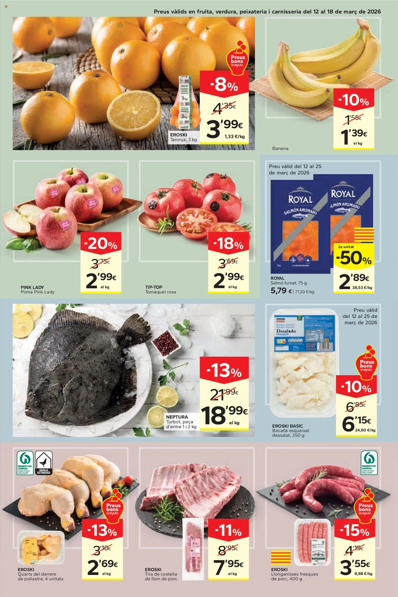 Caprabo Abaixem el preu │ válido desde el 12.03.2026 | Página: 3 | Productos: Salmón ahumado