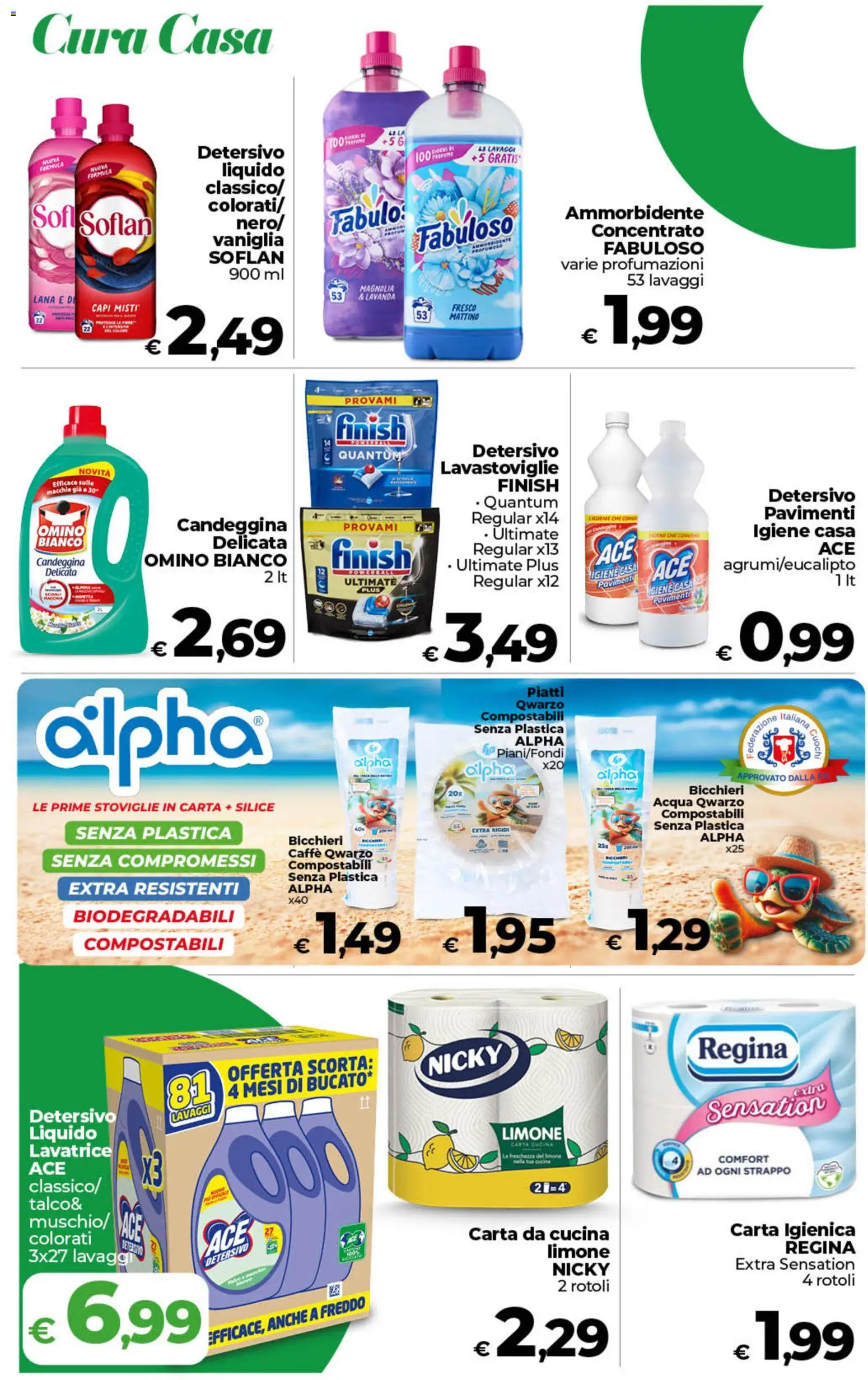 Volantino COOP del 07.04.2026 | Pagina: 30 | Prodotti: Carta igienica, Caffè, Candeggina, Lavatrice