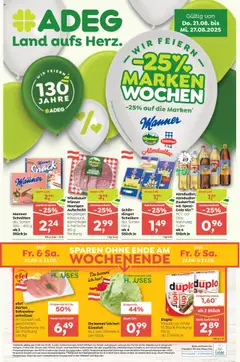 Vorschau von dem Prospekt - ADEG Flugblatt gültig ab 21.08.2025