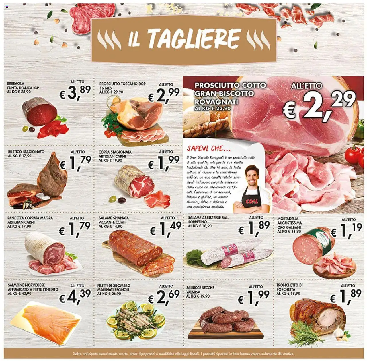 Volantino Coal del 11.09.2025 | Pagina: 7 | Prodotti: Porchetta, Prosciutto Cotto, Pancetta, Prosciutto