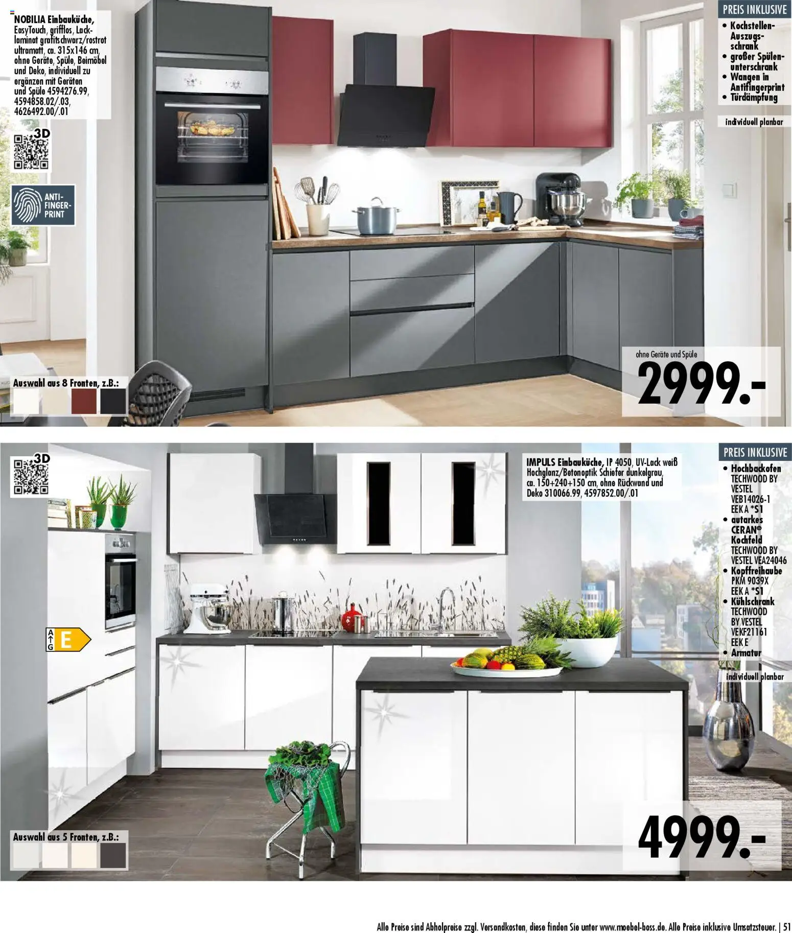 SB Möbel Boss Küchenkatalog 2026 – gültig ab 09.04.2026 | Seite: 51
