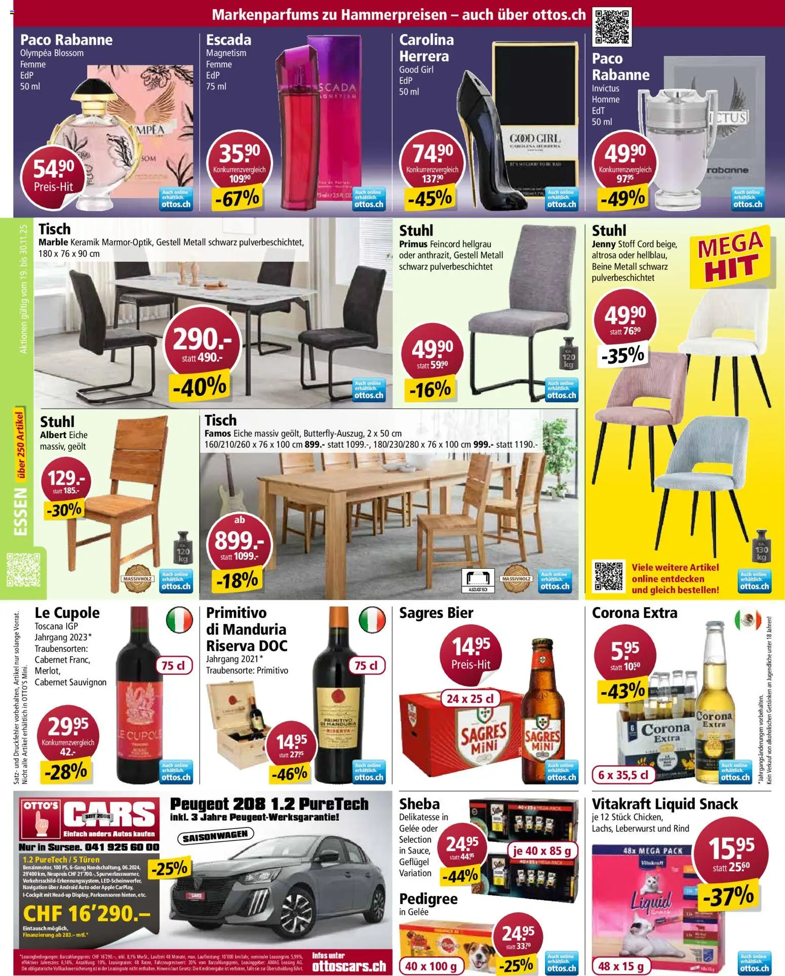 Otto's Aktionen – gültig ab 19.11.2025 | Seite: 16 | Produkte: Tisch, Navigation, Bier, Apple