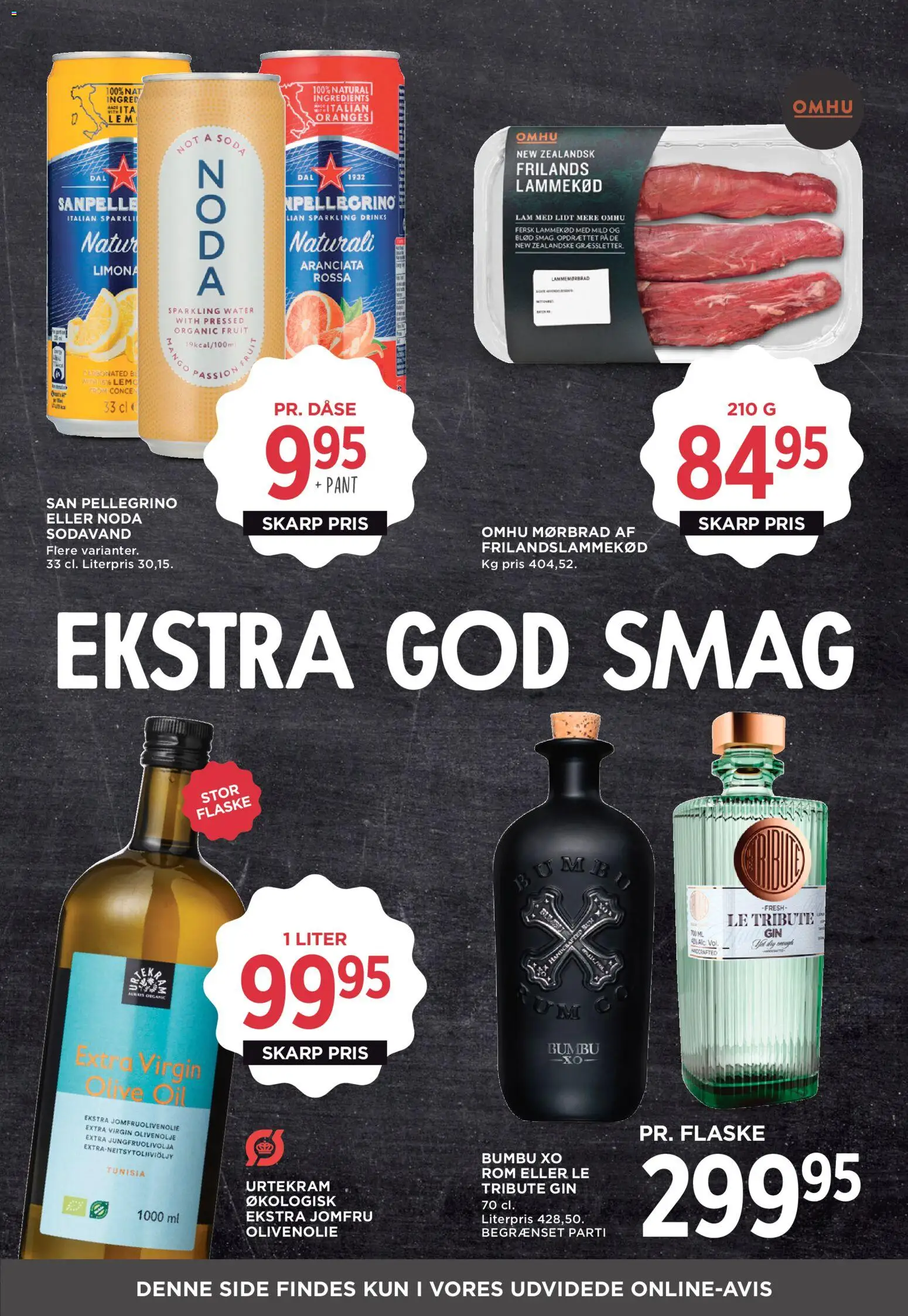Meny tilbudsavis – gyldig fra 27.02.2026 | Side: 19 | Produkter: Gin, Lammekød, Sodavand, Olivenolie