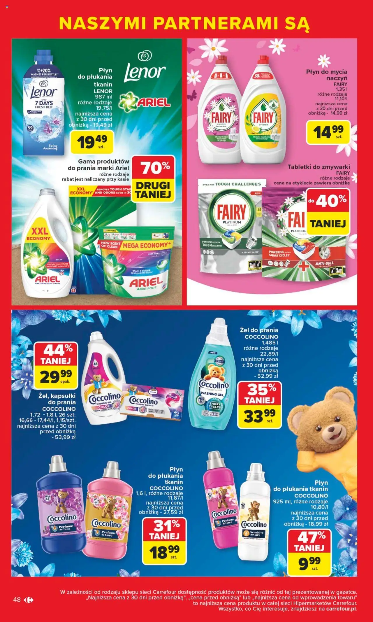 Carrefour Gazetka - Markowe okazje czekają od 09.06.2025 | Strona: 48 | Produkty: Cytryna, Płyn do płukania tkanin Lenor, Kapsułki do prania, Tabletki do zmywarki
