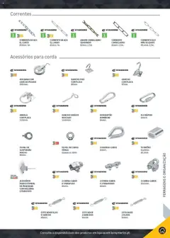 Pré-visualização Leroy Merlin Catálogo válido de 18.11.2024 | Página: 403 | Produtos: Suspensão, Corda, Gancho