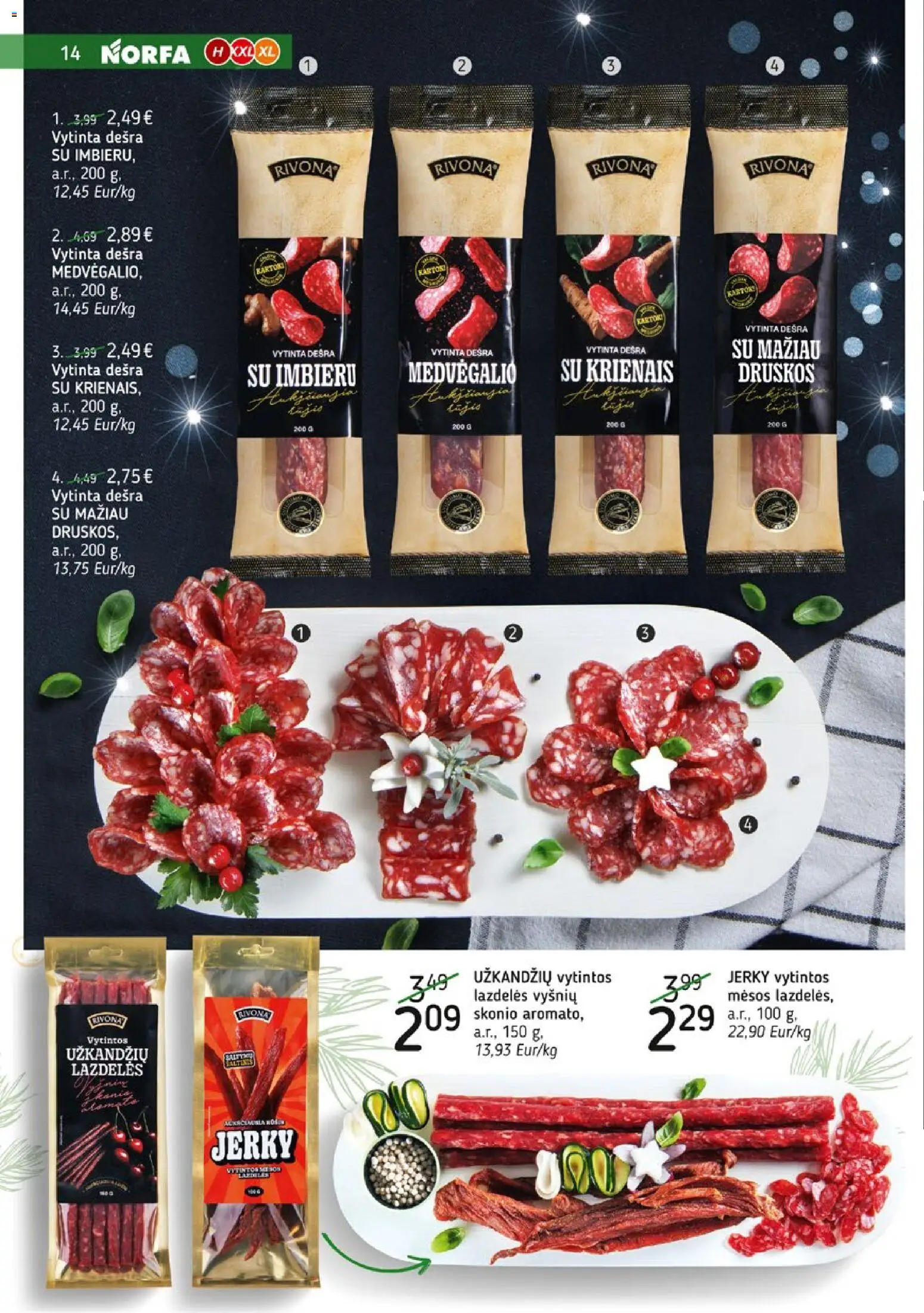 NORFA akcijos nuo 09.12.2025 | Puslapis: 14 | Prekių: Dešra