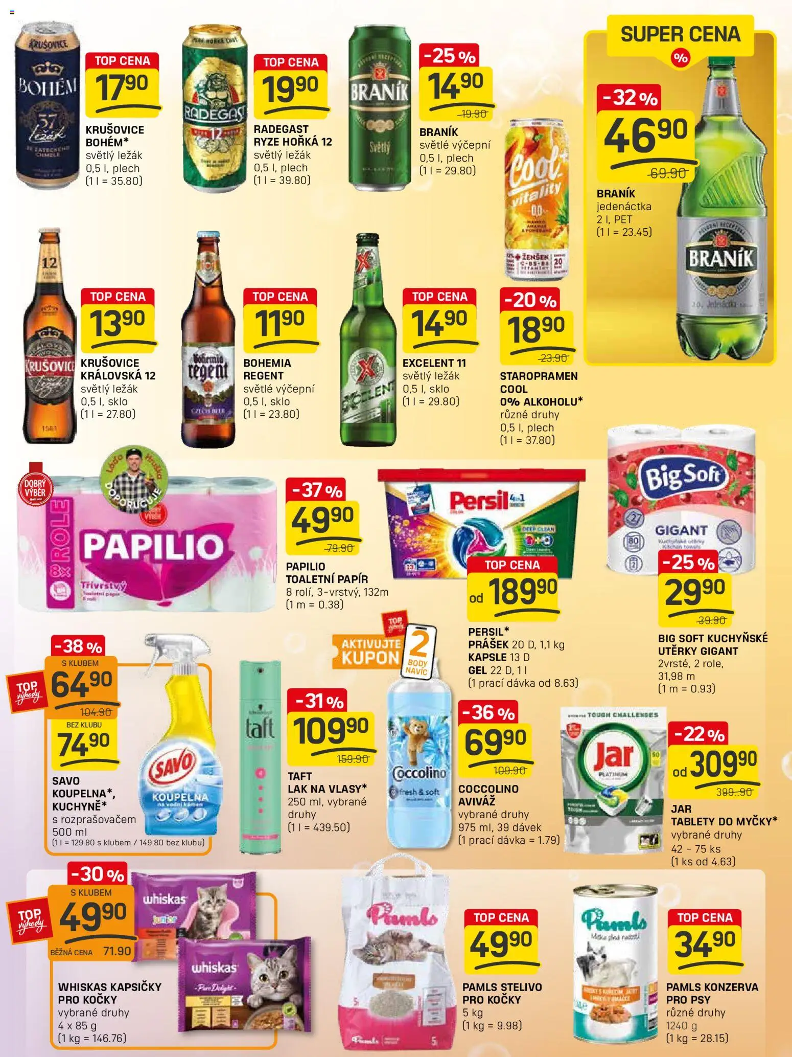 Flop leták - FlopTop od 12.11.2025 | Strana: 11 | Produkty: Aviváž, Savo, Stelivo, Radegast