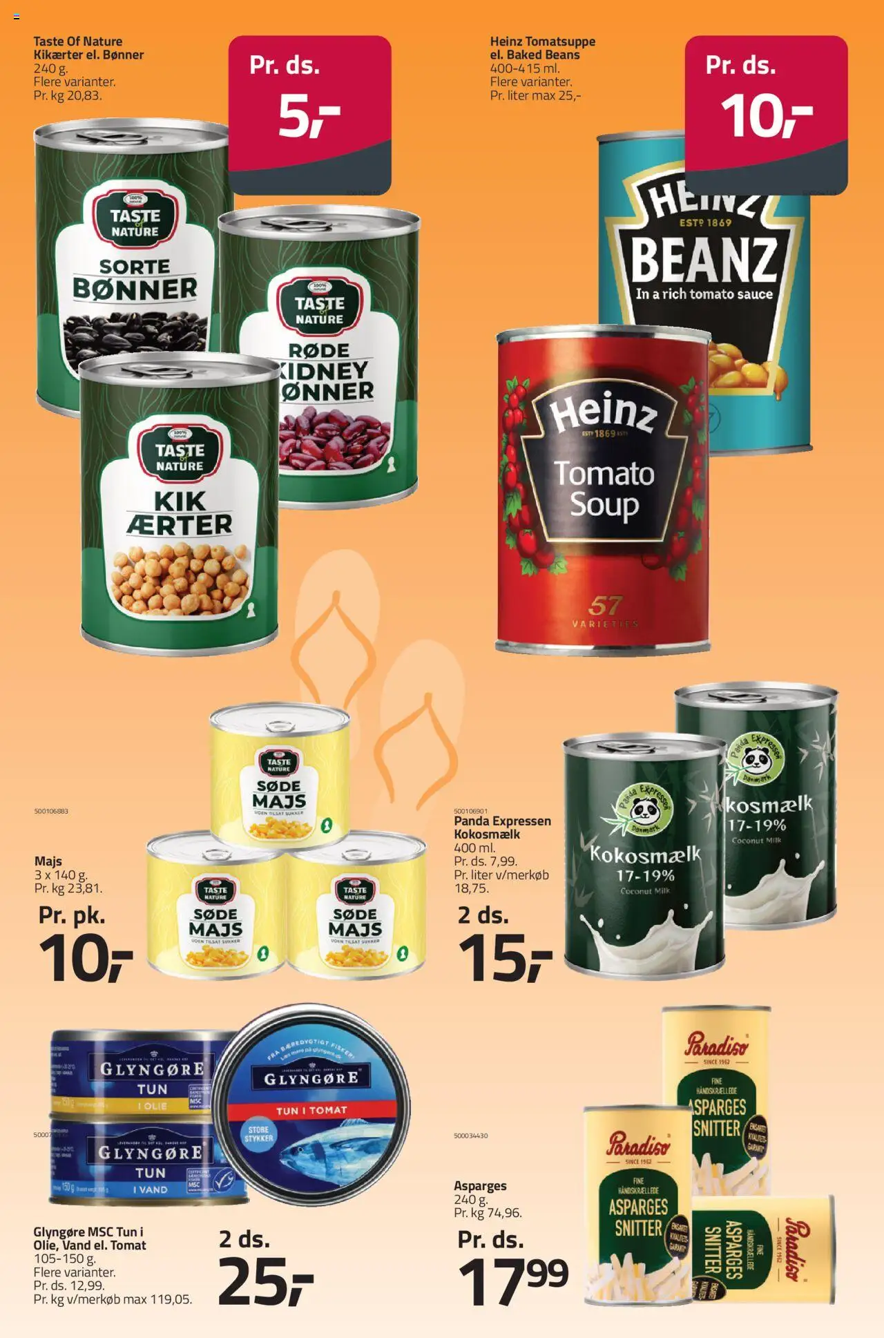 Fleggaard Tilbudsavis gyldig fra 06.08.2025 | Side: 36 | Produkter: Kikærter, Bønner, Sukker, Asparges