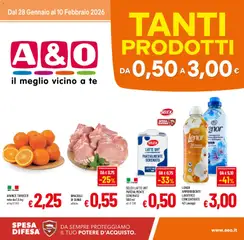 Anteprima del volantino Volantino A&O	 valido a partire dal 28.01.2026