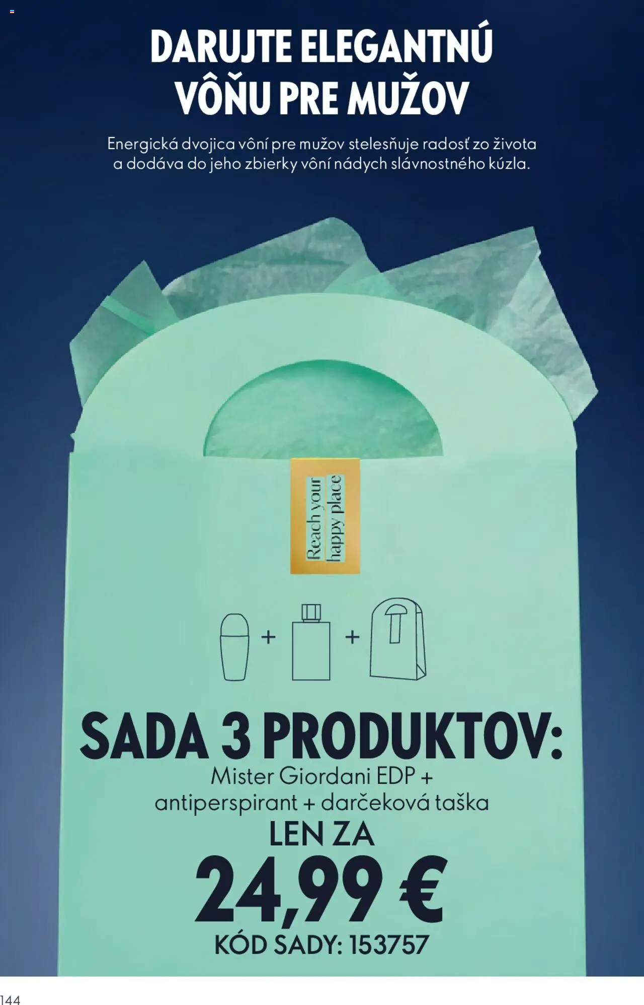 Nové Oriflame akcie – leták je platný od 22.10.2025 | Strana: 144 | Produkty: Antiperspirant, Taška