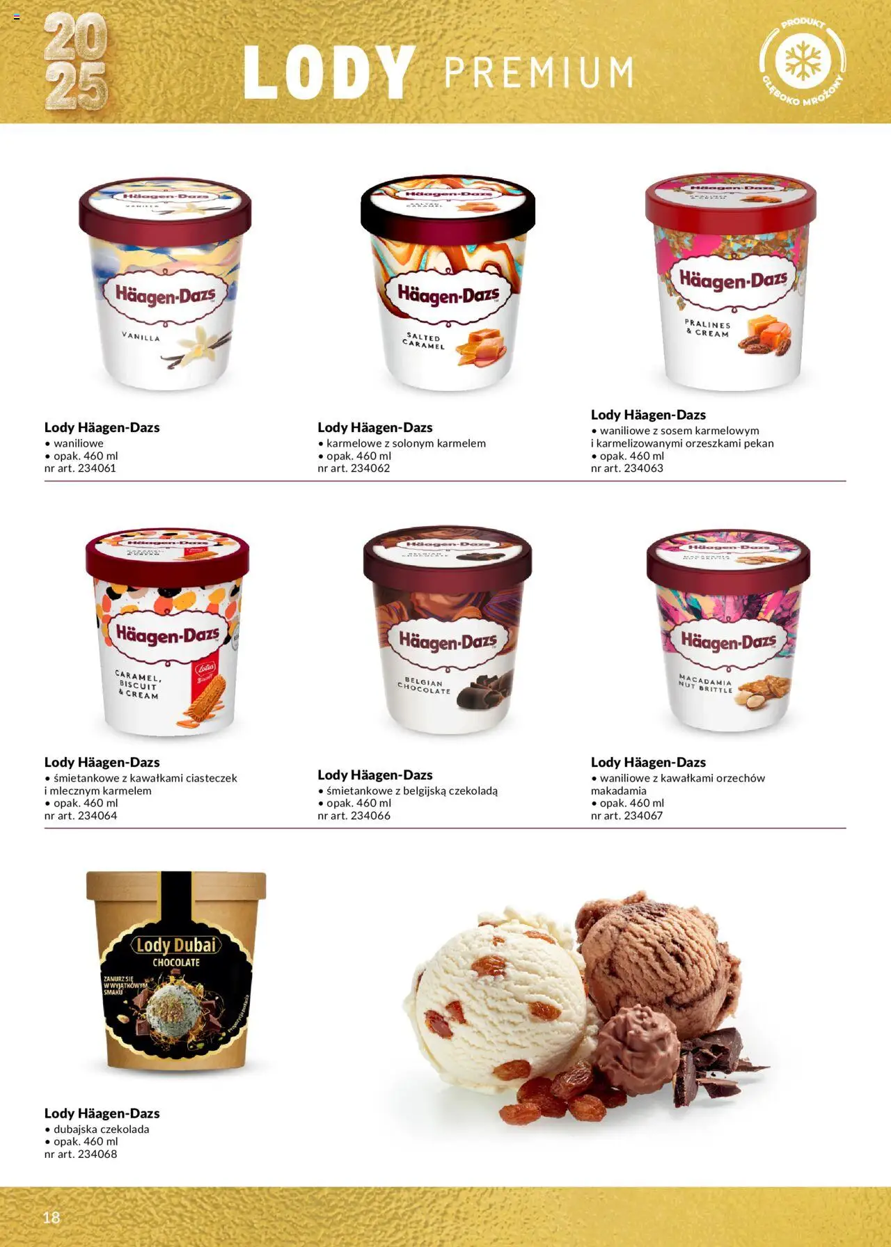 Makro Gazetka - Lody od 14.05.2025 | Strona: 18 | Produkty: Czekolada, Lody