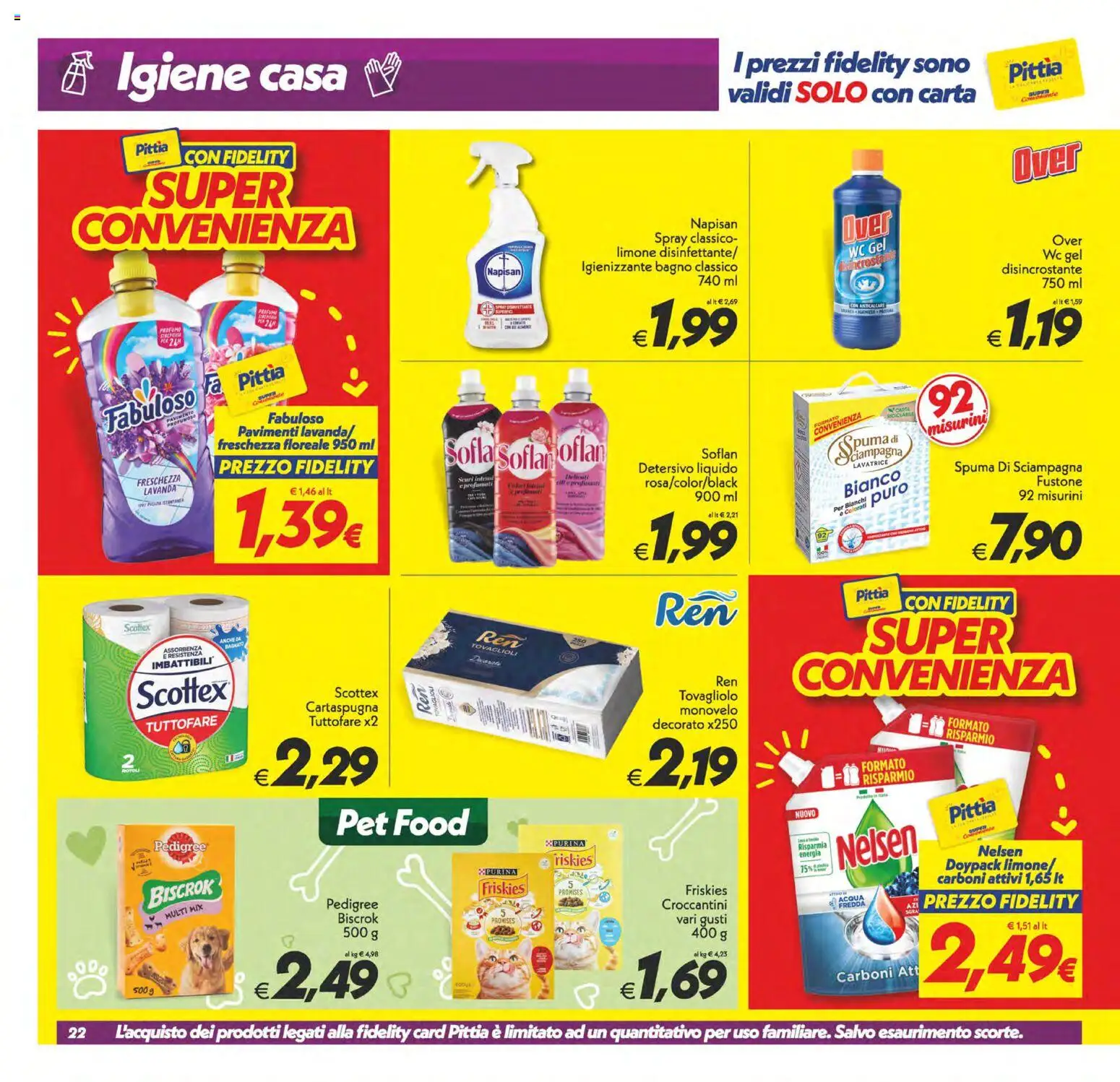 Volantino SuperConveniente del 17.04.2026 | Pagina: 22 | Prodotti: Limone, Lavatrice, WC, Bagno