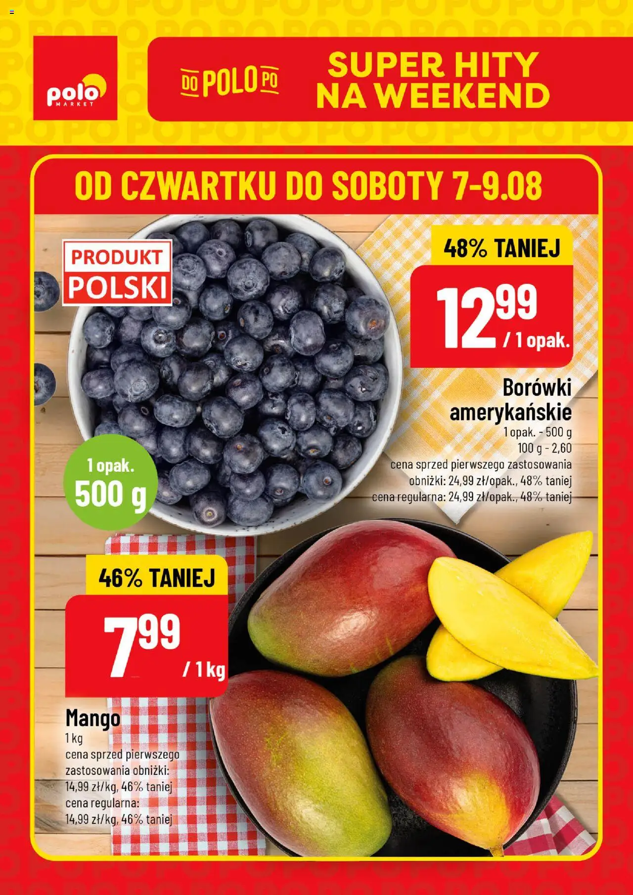 POLOmarket Gazetka - Super Hity od 07.08.2025 | Strona: 1 | Produkty: Mango