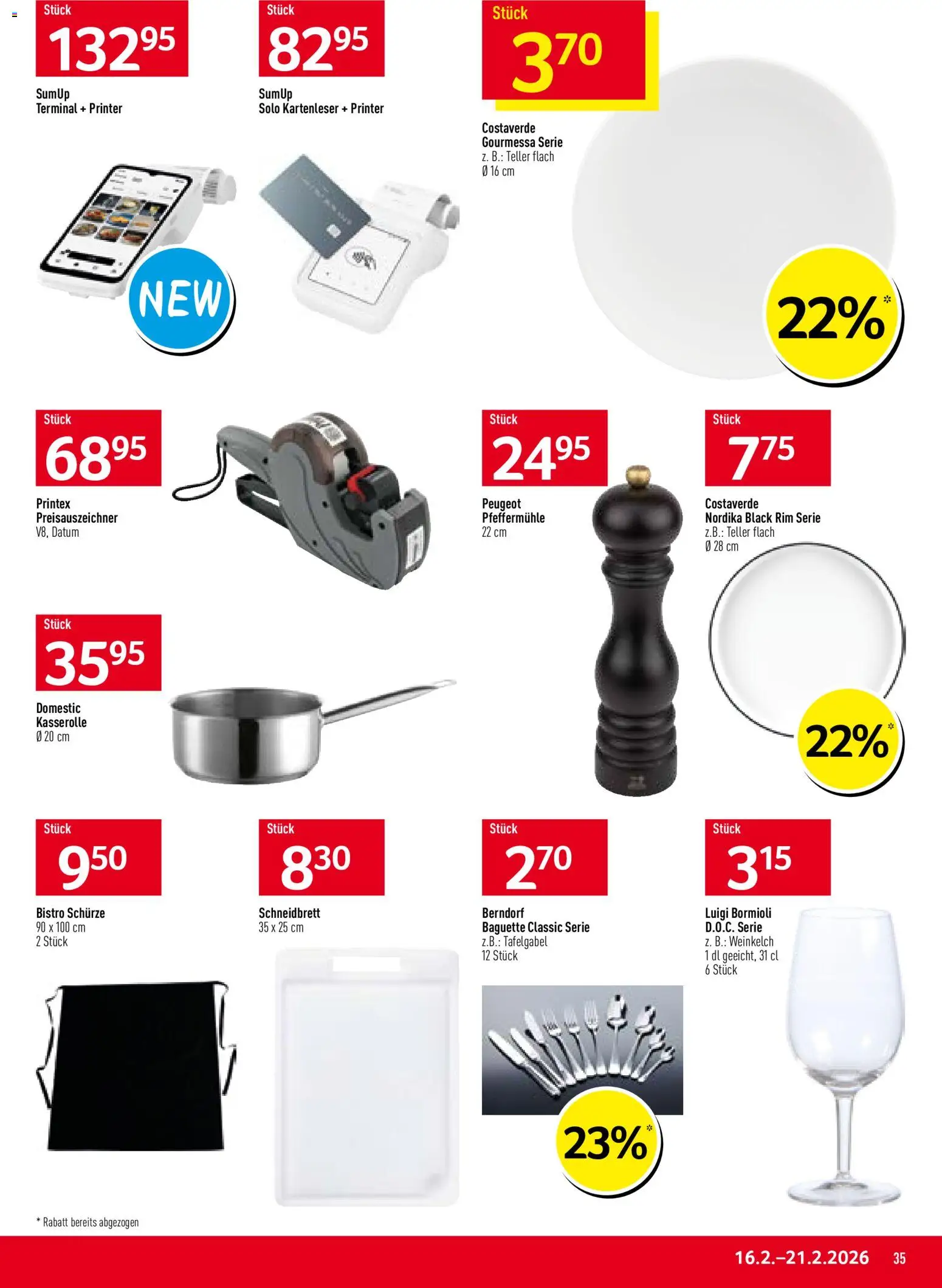 Prodega Aktionen – gültig ab 16.02.2026 | Seite: 35 | Produkte: Baguette