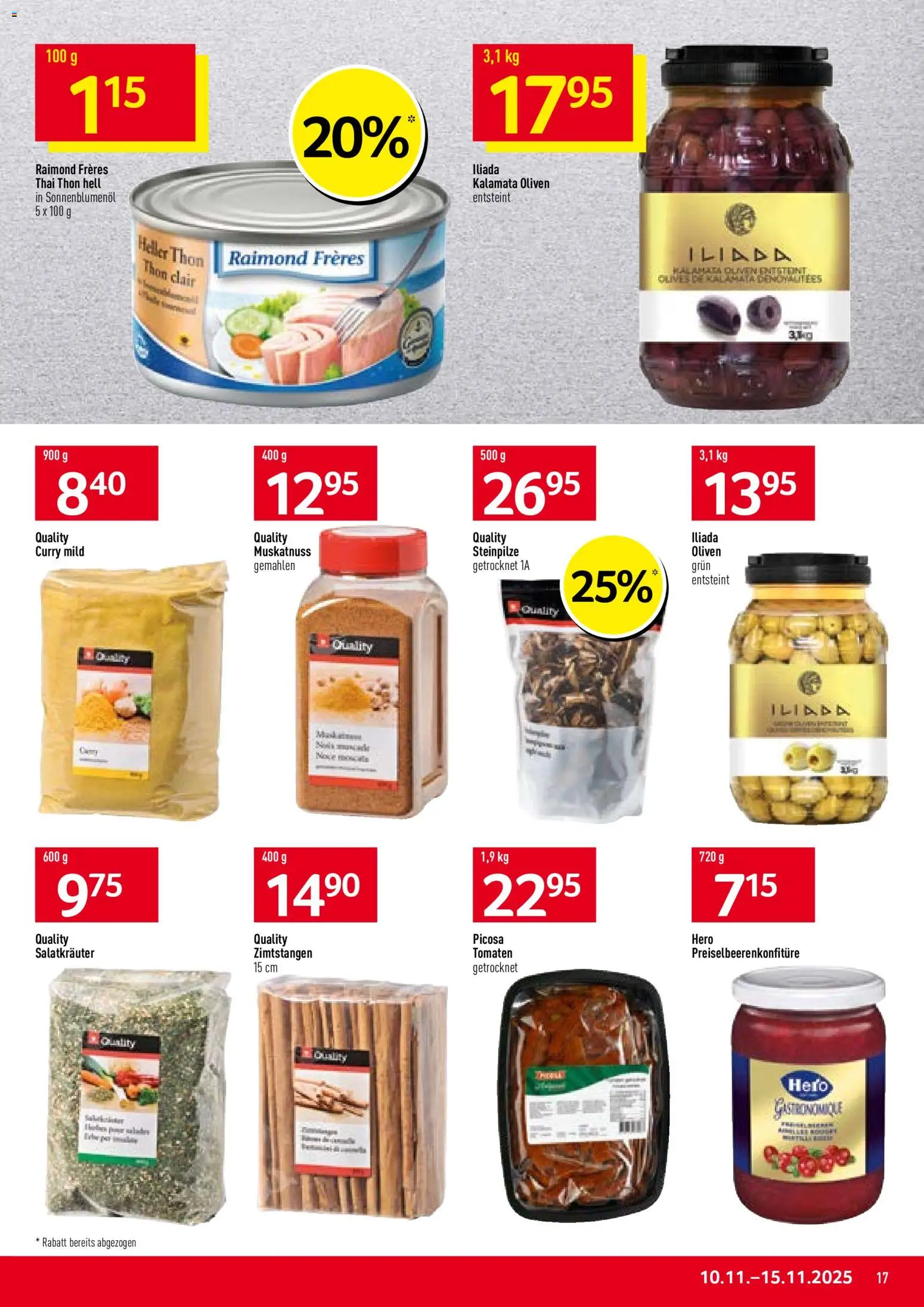 Prodega Aktionen – gültig ab 10.11.2025 | Seite: 17 | Produkte: Tomaten