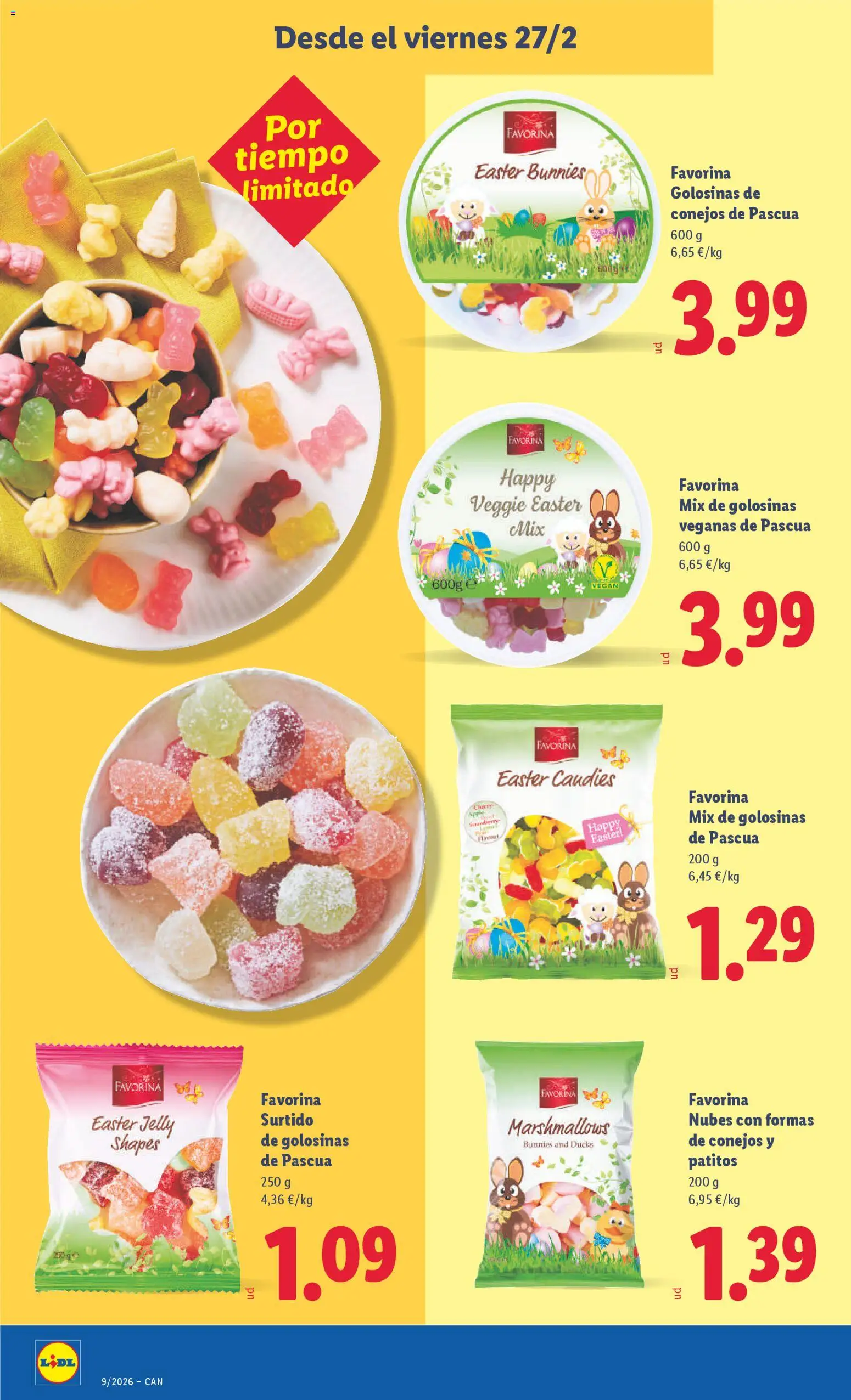 Lidl - Canarias │ válido desde el 23.02.2026 | Página: 30 | Productos: Golosinas