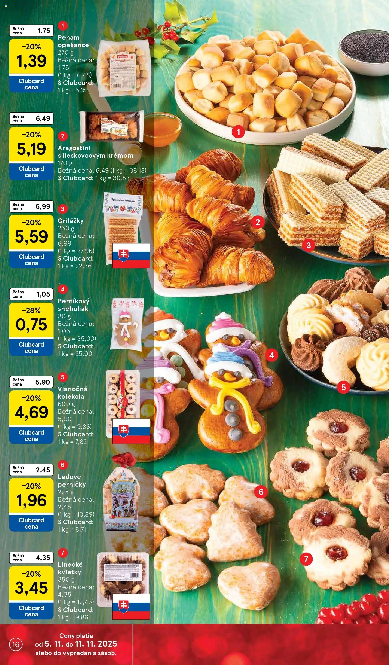 Nové Tesco akcie – leták je platný od 05.11.2025 | Strana: 16