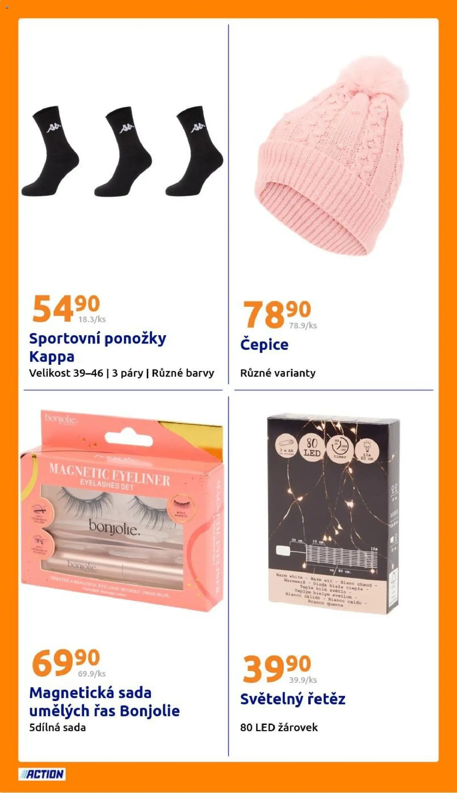 Action leták od 05.11.2025 | Strana: 26 | Produkty: Ponožky, Čepice, Světelný řetěz, LED