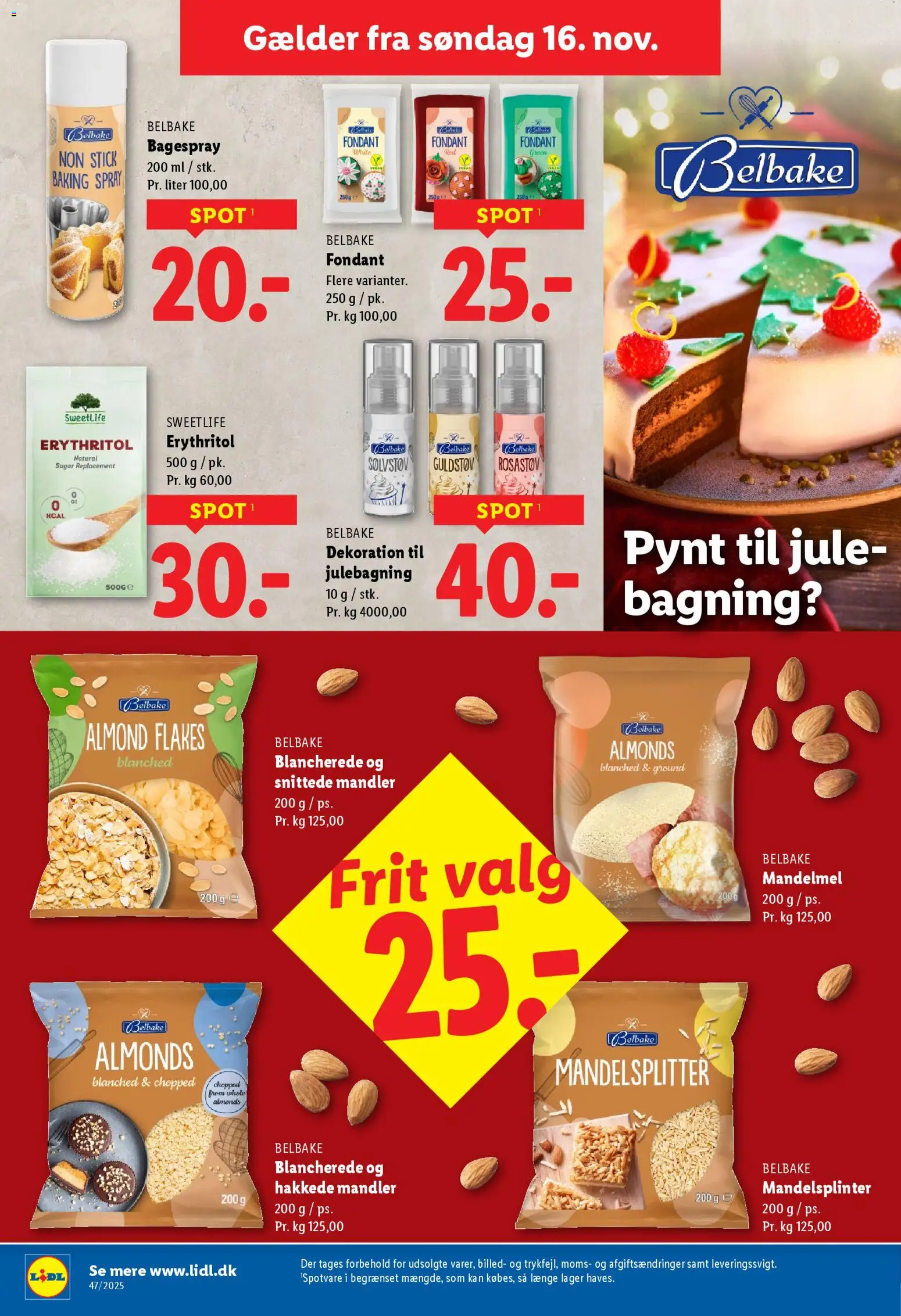 Lidl tilbudsavis – gyldig fra 16.11.2025 | Side: 15 | Produkter: Mandler, Søm