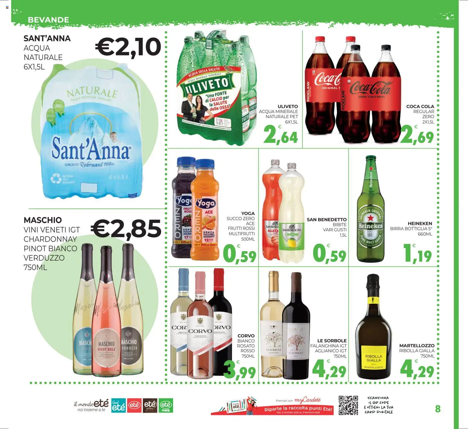Volantino Eté del 12.12.2025 | Pagina: 8 | Prodotti: Succo, Birra, Tè, Acqua