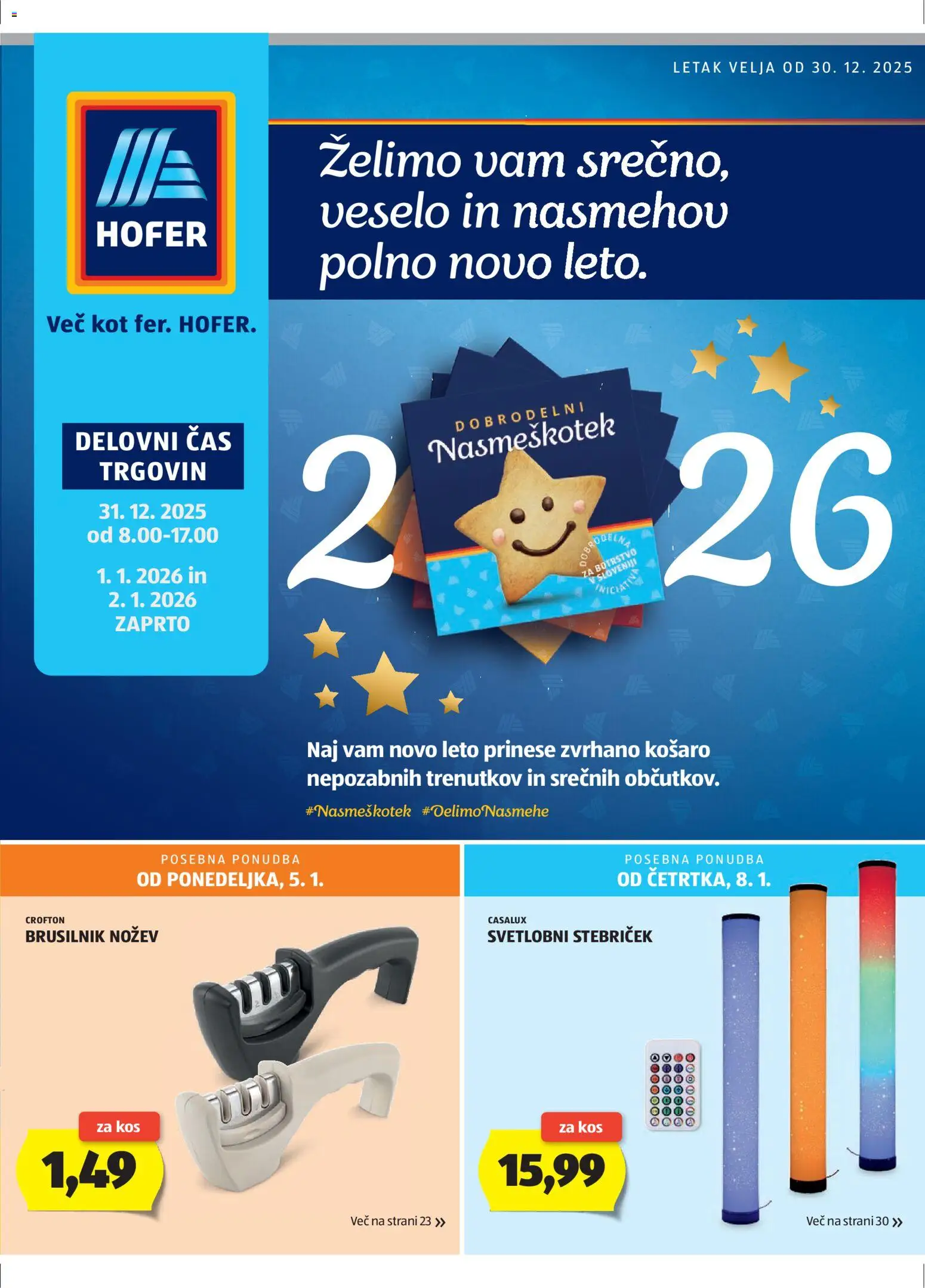Novi Hofer katalog ponudbe – veljaven od 30.12.2025 | Stran: 1