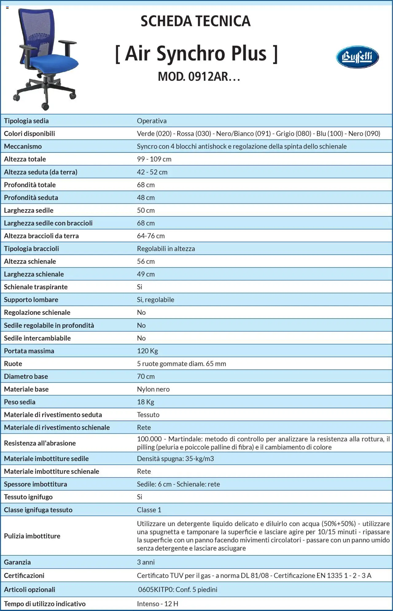 Volantino Buffetti del 28.06.2025 | Pagina: 100 | Prodotti: Detergente, Acqua, Braccioli, Sedia