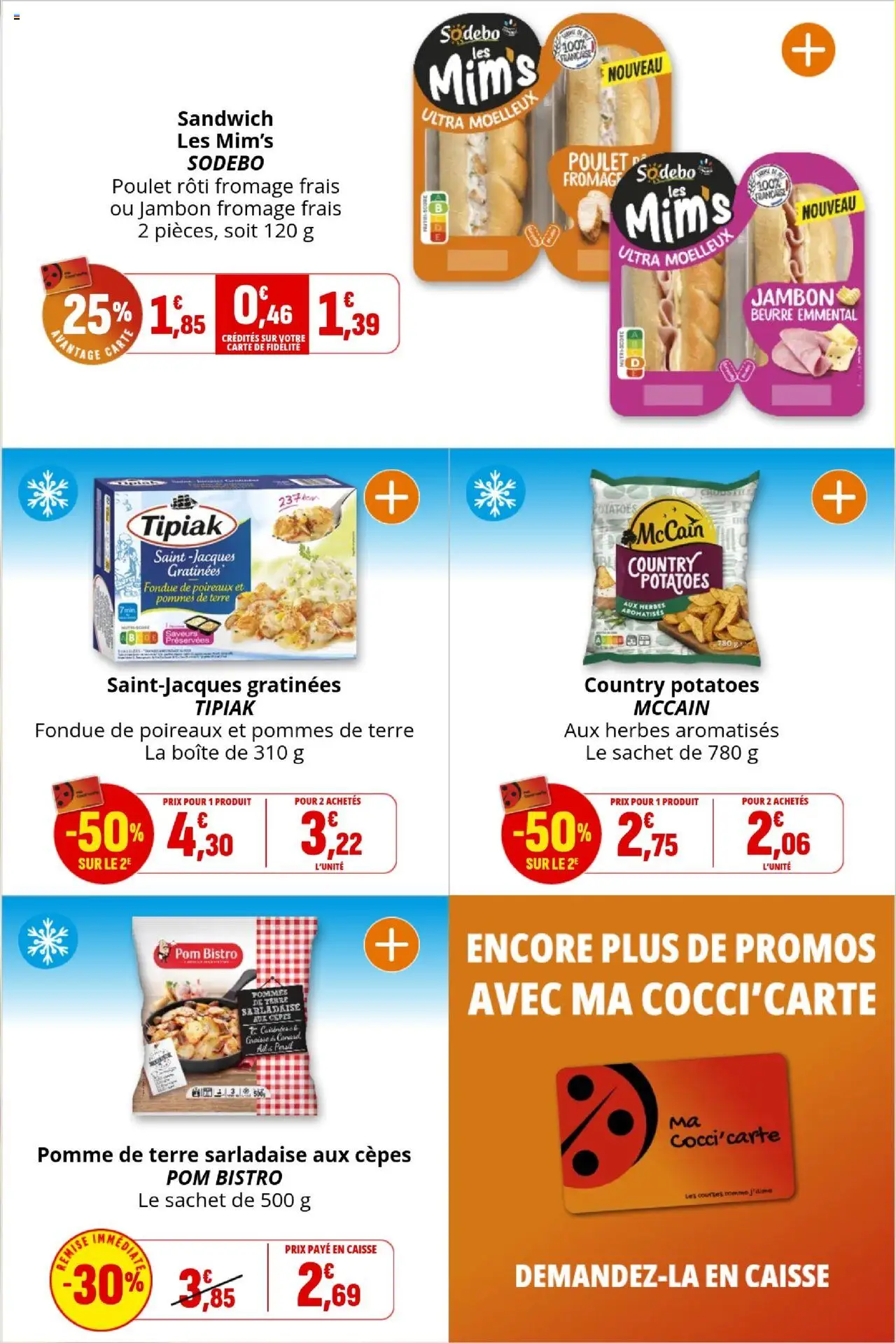 | Page: 11 | Produits: Pomme, Sandwich, Poireaux, Beurre