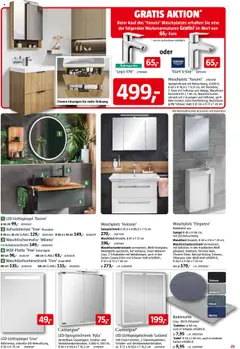 Bauhaus Prospekt 	 – gültig ab 30.08.2025 | Seite: 25 | Produkte: Schrank, Spiegel, Waschtisch, Spiegelschrank