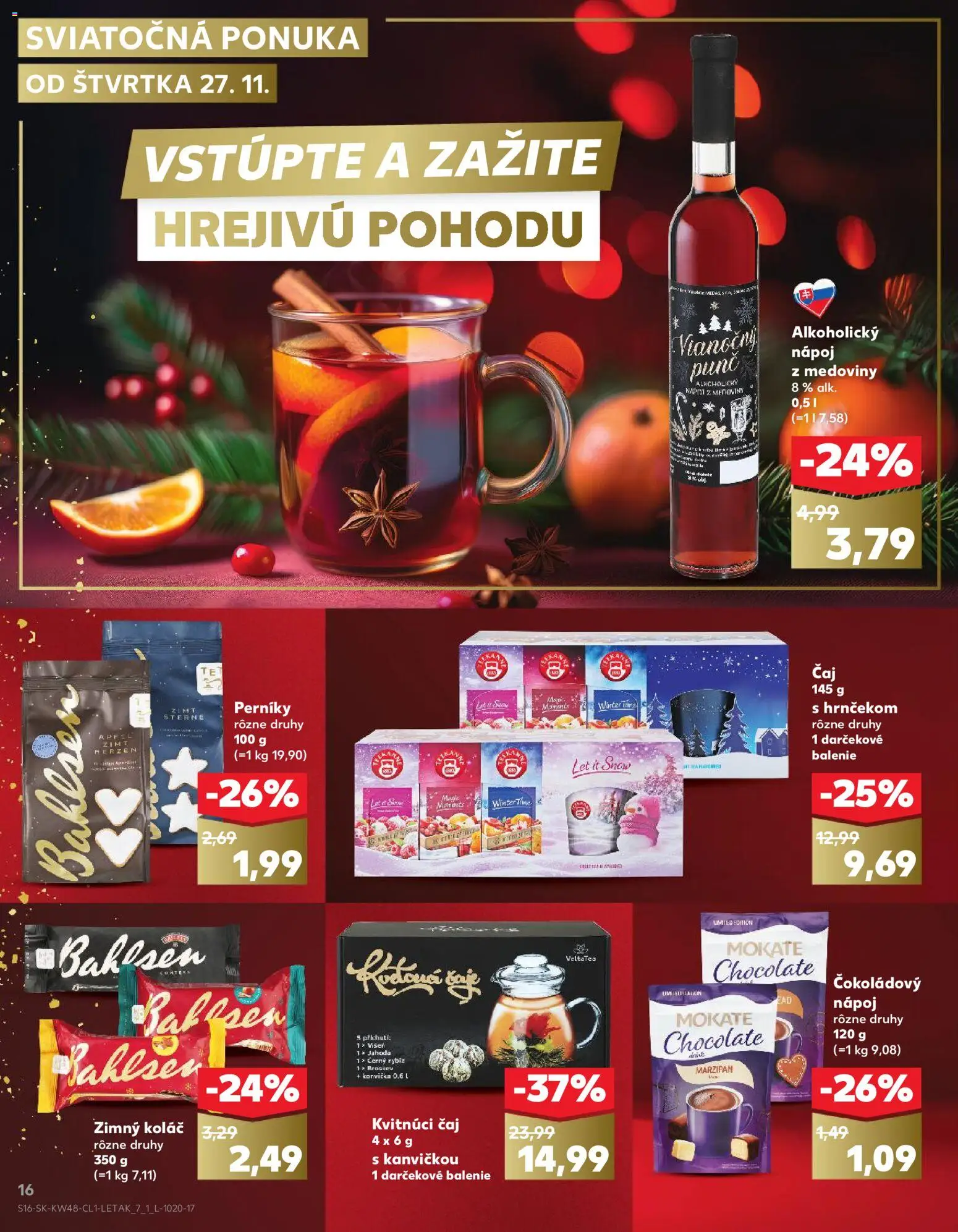 Kaufland SK akciós ujság - amely érvényes a következő dátumtól: 27.11.2025 | Oldal: 16