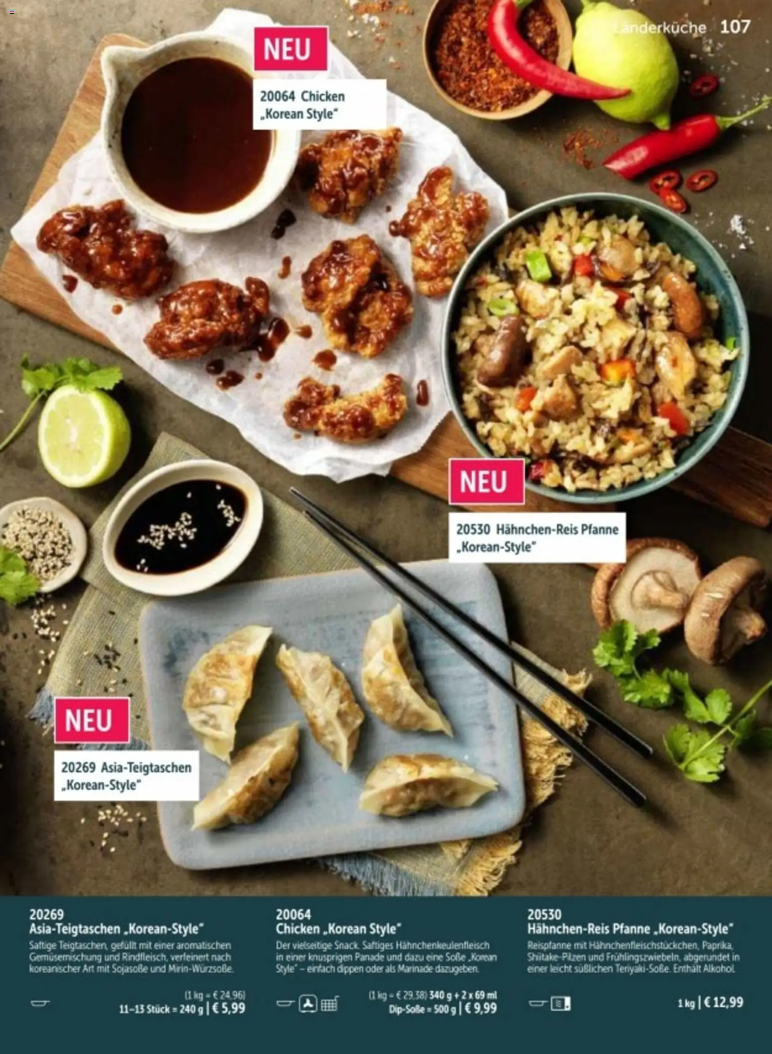 Bofrost Katalog – gültig ab 06.03.2026 | Seite: 107 | Produkte: Sojasoße