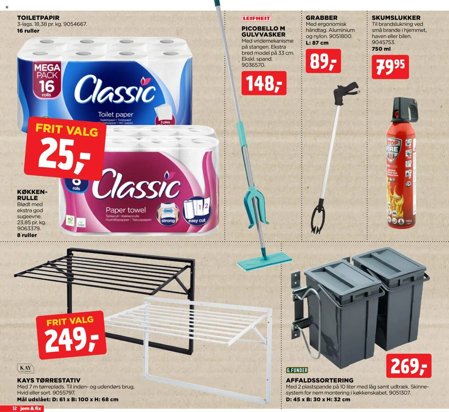 Jem & fix tilbudsavis – gyldig fra 19.04.2026 | Side: 32 | Produkter: Toilet