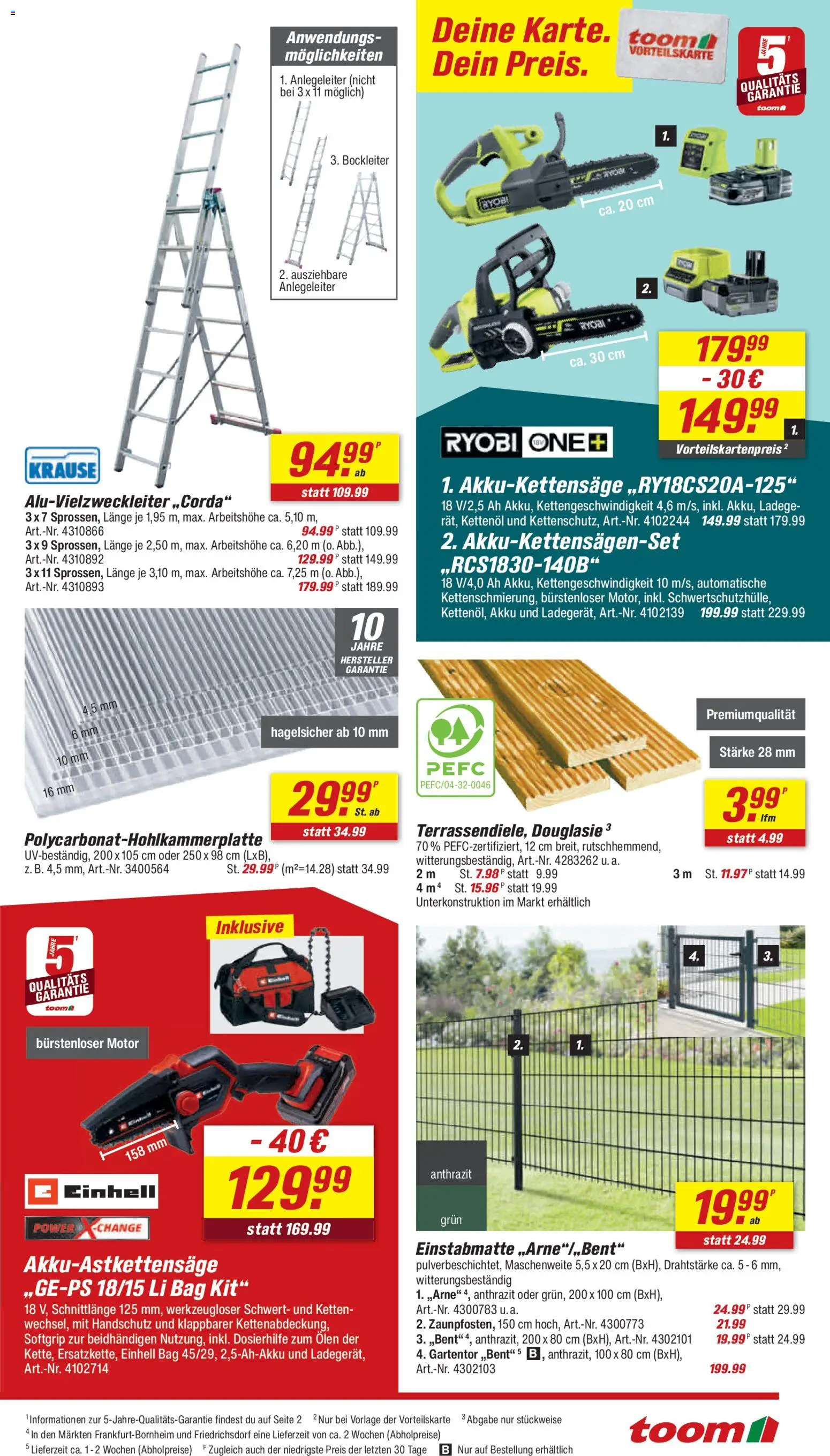 Toom Baumarkt Prospekt 	 – gültig ab 01.11.2025 | Seite: 5