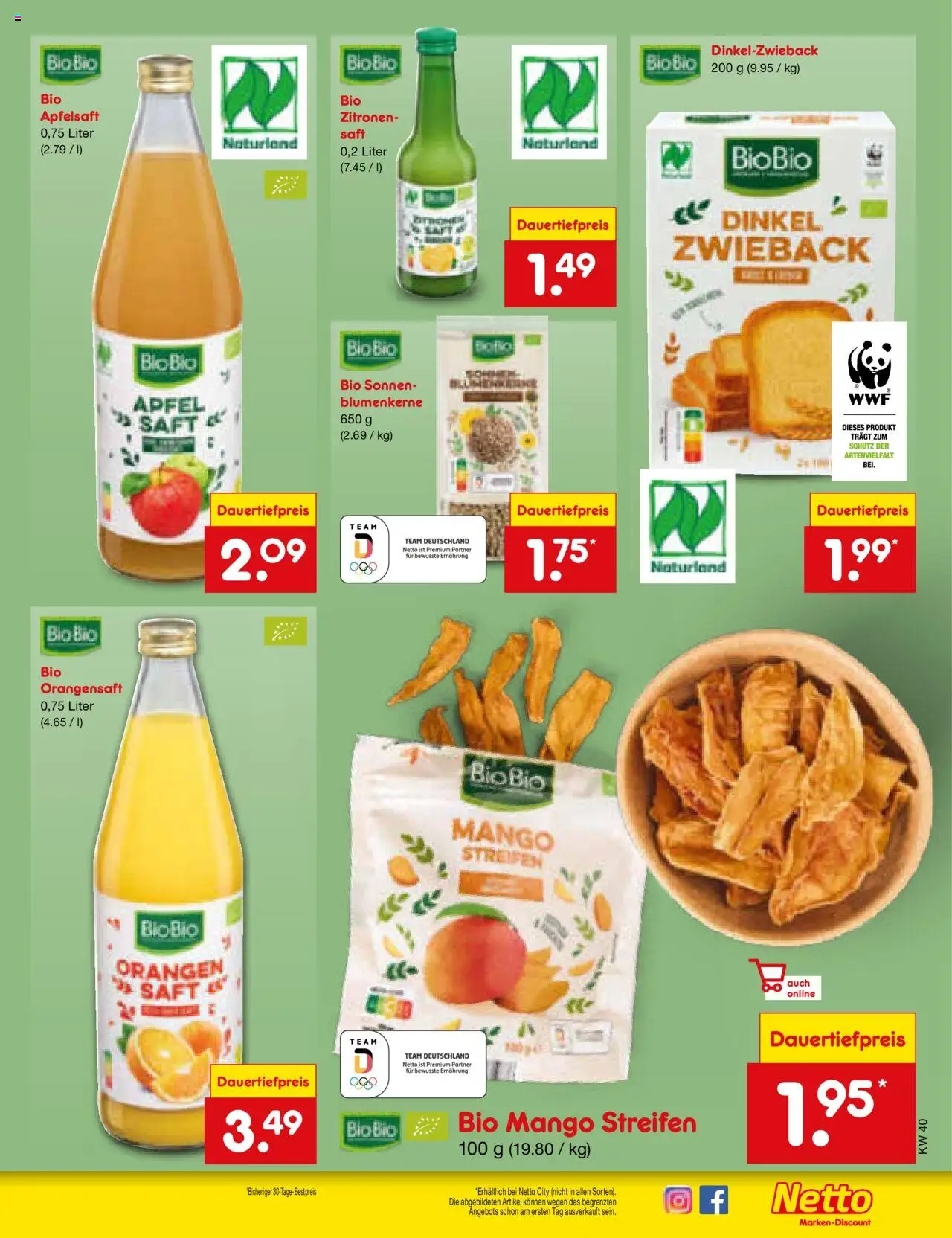 Netto Marken-Discount Prospekt 	 – gültig ab 29.09.2025 | Seite: 59 | Produkte: Äpfel, Orangensaft, Apfelsaft, Zitronen