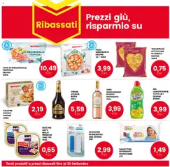 Volantino Interspar del 15.09.2025 | Pagina: 19 | Prodotti: Salatini, Mazzancolle, Rustici, Fettuccine
