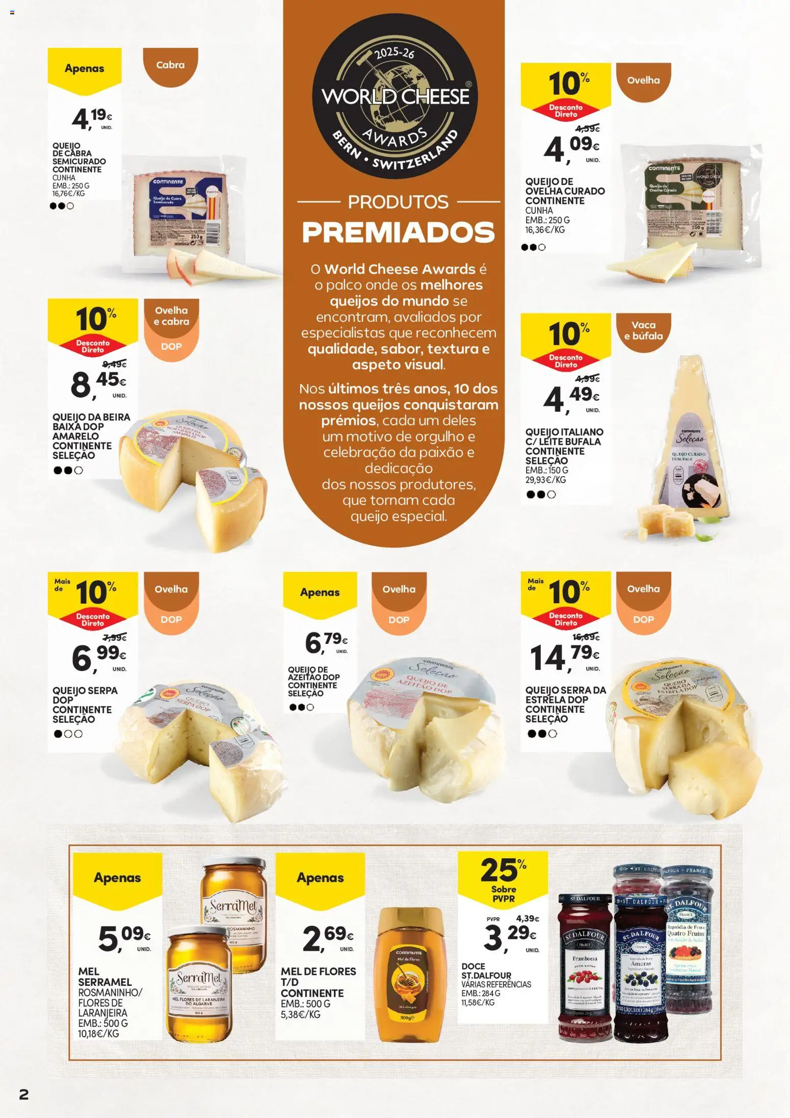 Continente - Açores Queijos, Enchidos e Vinhos │ válido de 03.02.2026 | Página: 2 | Produtos: Flores, Queijo, Mel, Amoras